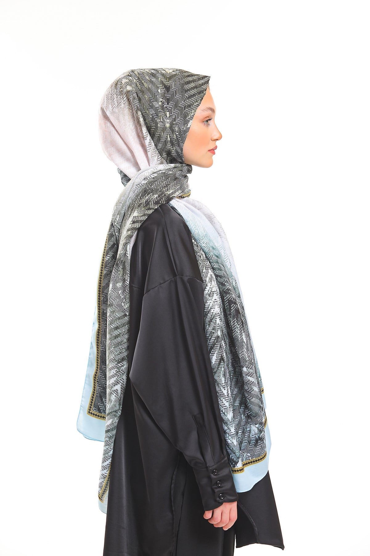 PAVIA ŞALHasır Desen Pavia Seri Şal Askısı ile Birlikte 90X200 cm