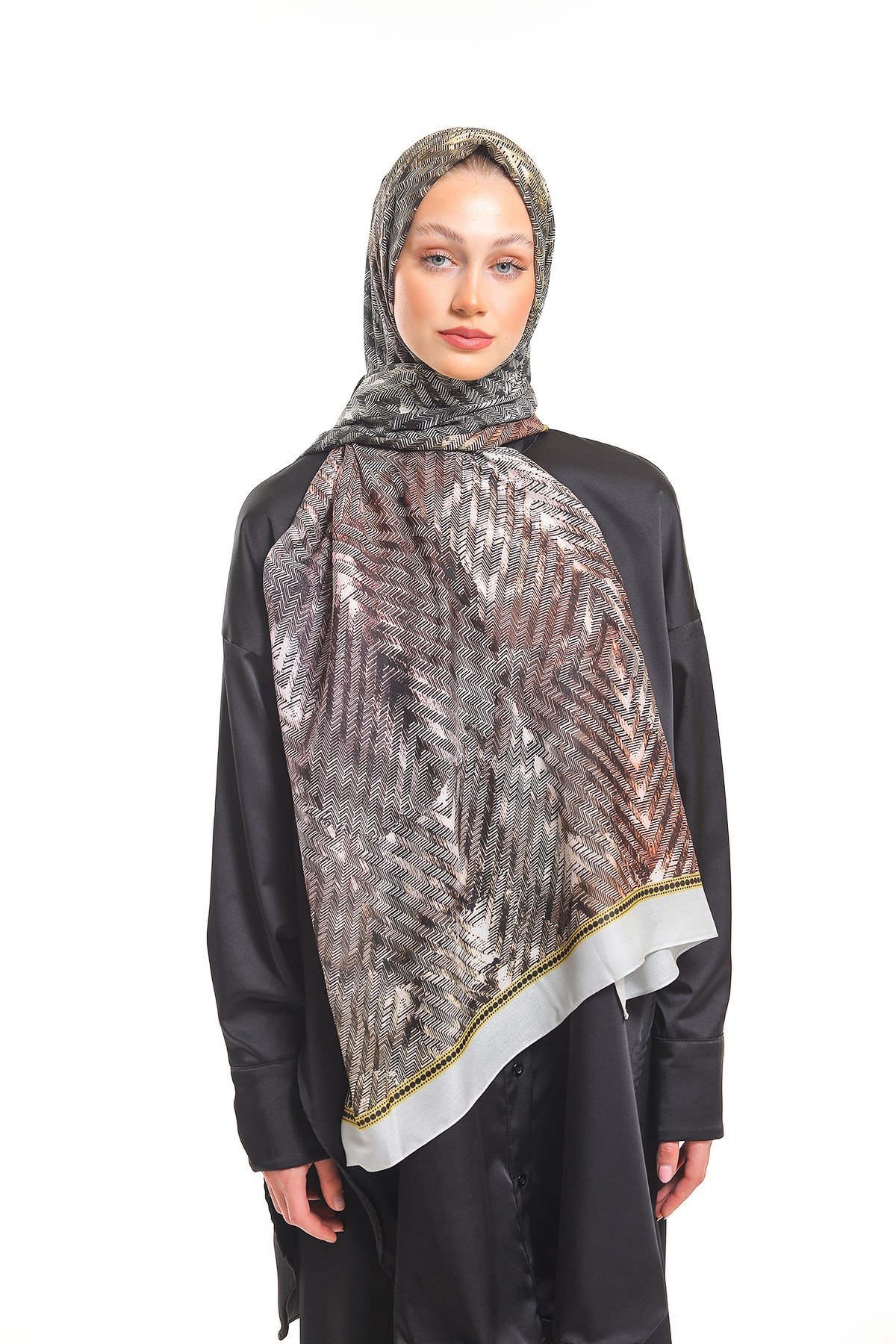 PAVIA ŞALHasır Desen Pavia Seri Şal Askısı ile Birlikte 90X200 cm