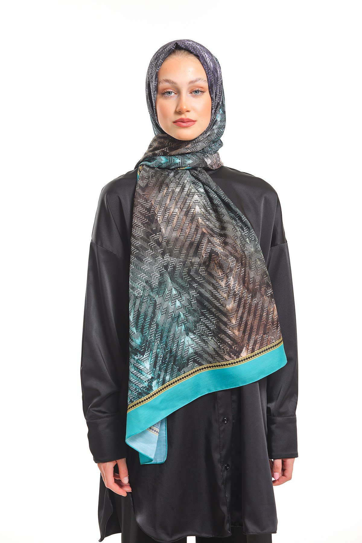 PAVIA ŞALHasır Desen Pavia Seri Şal Askısı ile Birlikte 90X200 cm