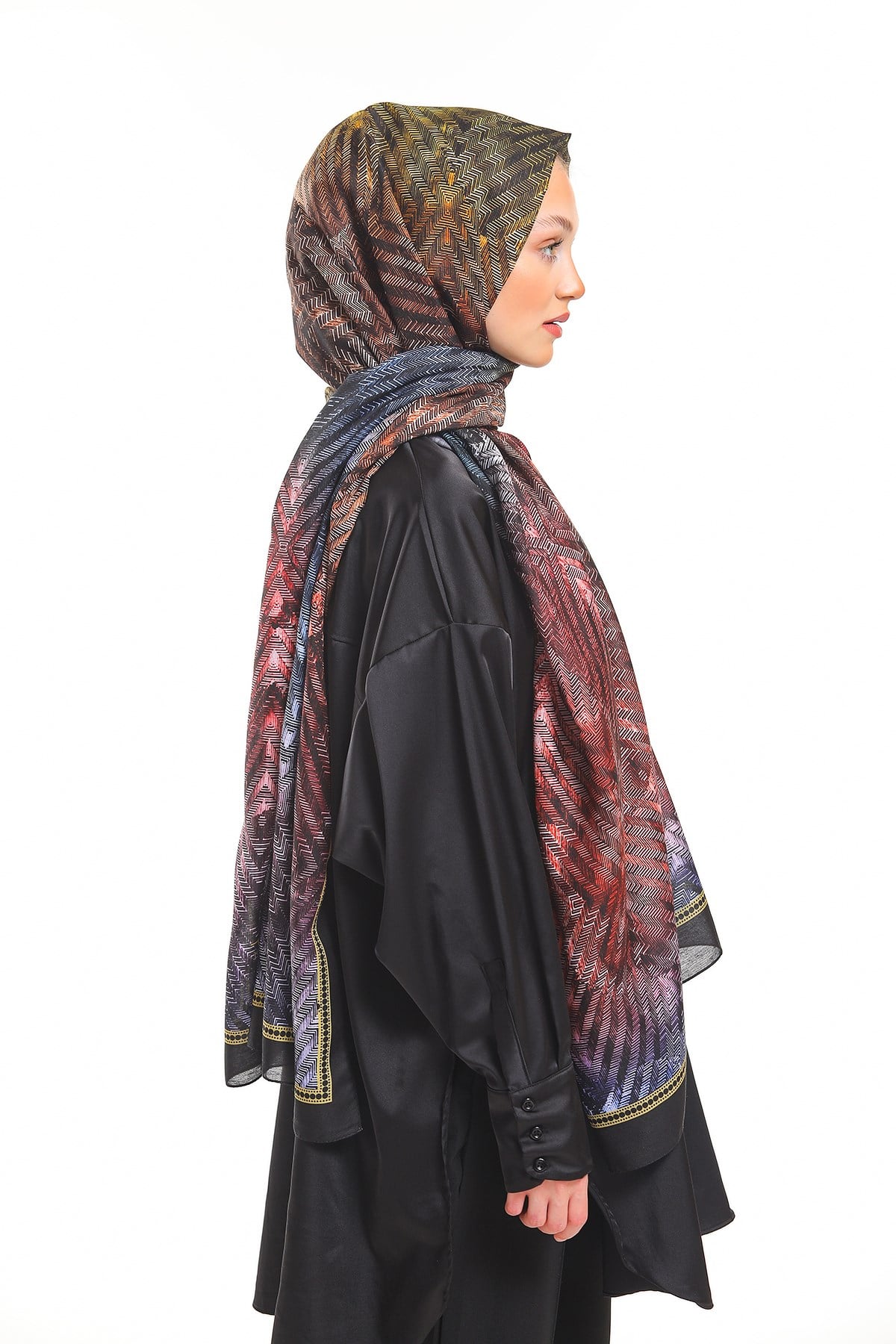 PAVIA ŞALHasır Desen Pavia Seri Şal Askısı ile Birlikte 90X200 cm