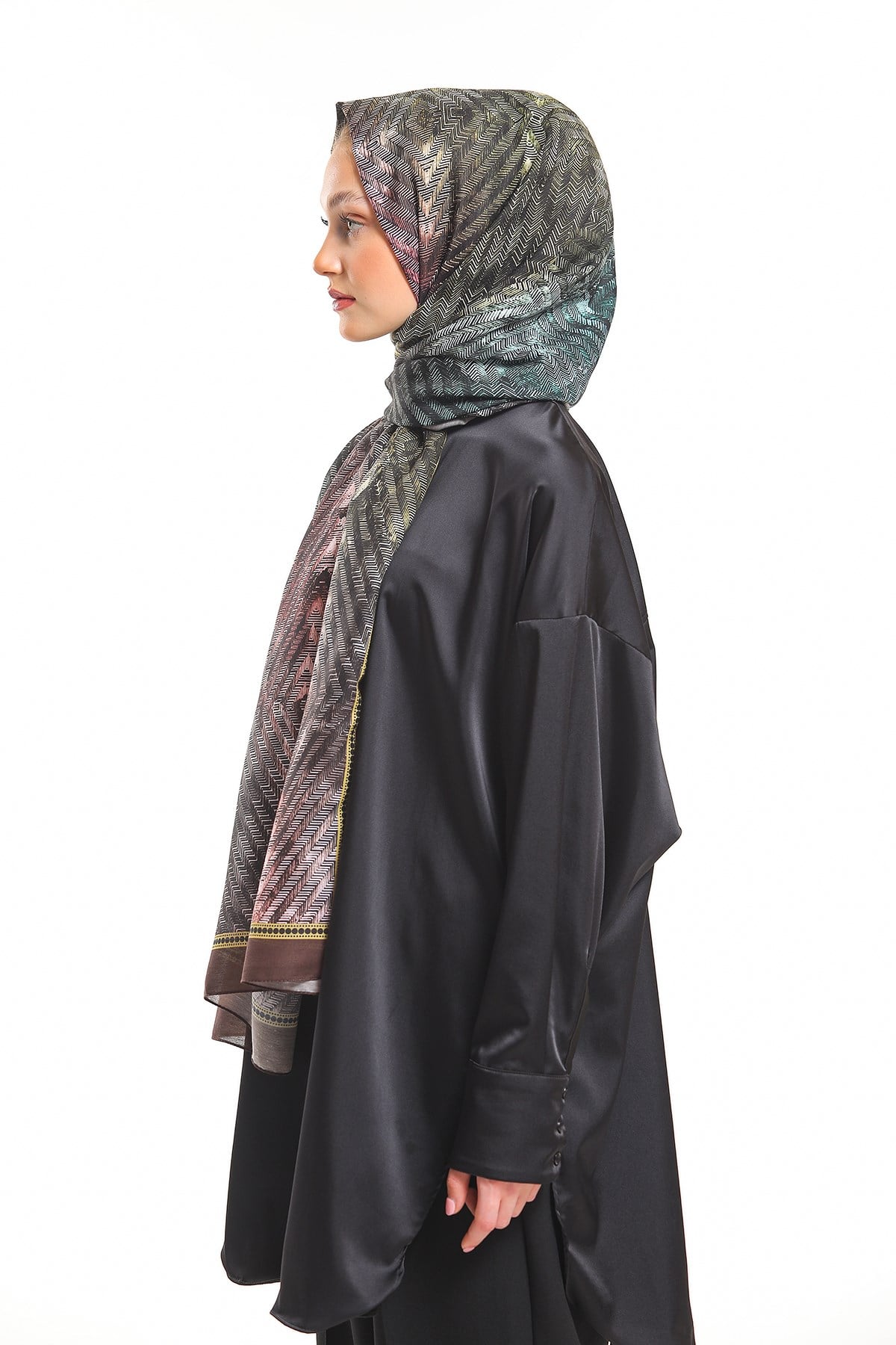 PAVIA ŞALHasır Desen Pavia Seri Şal Askısı ile Birlikte 90X200 cm