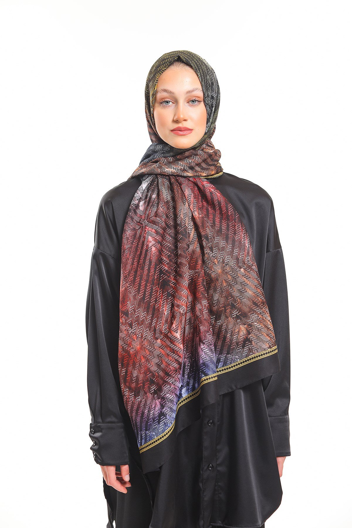 PAVIA ŞALHasır Desen Pavia Seri Şal Askısı ile Birlikte 90X200 cm