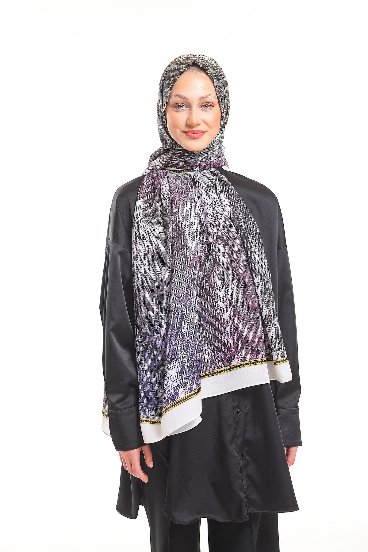 PAVIA ŞALHasır Desen Pavia Seri Şal Askısı ile Birlikte 90X200 cm