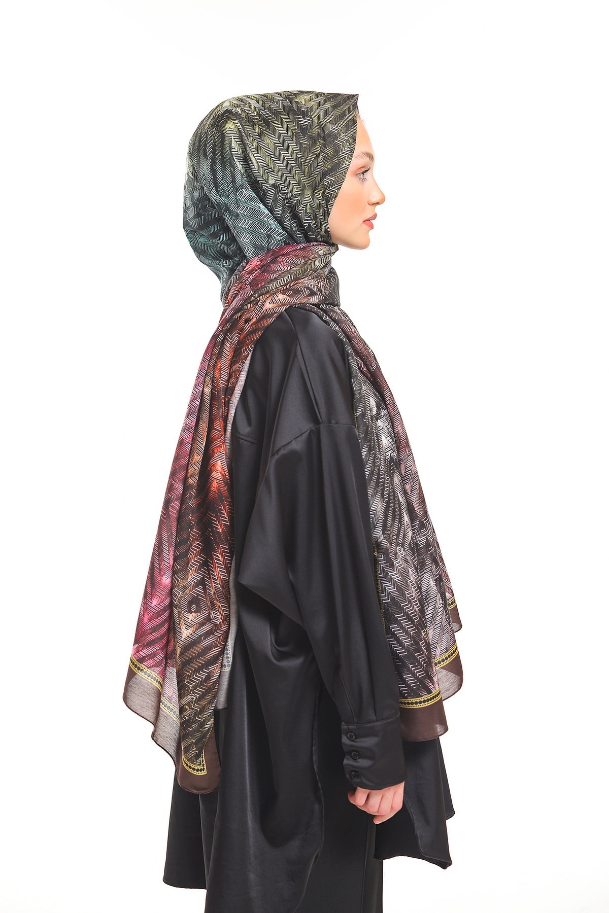 PAVIA ŞALHasır Desen Pavia Seri Şal Askısı ile Birlikte 90X200 cm