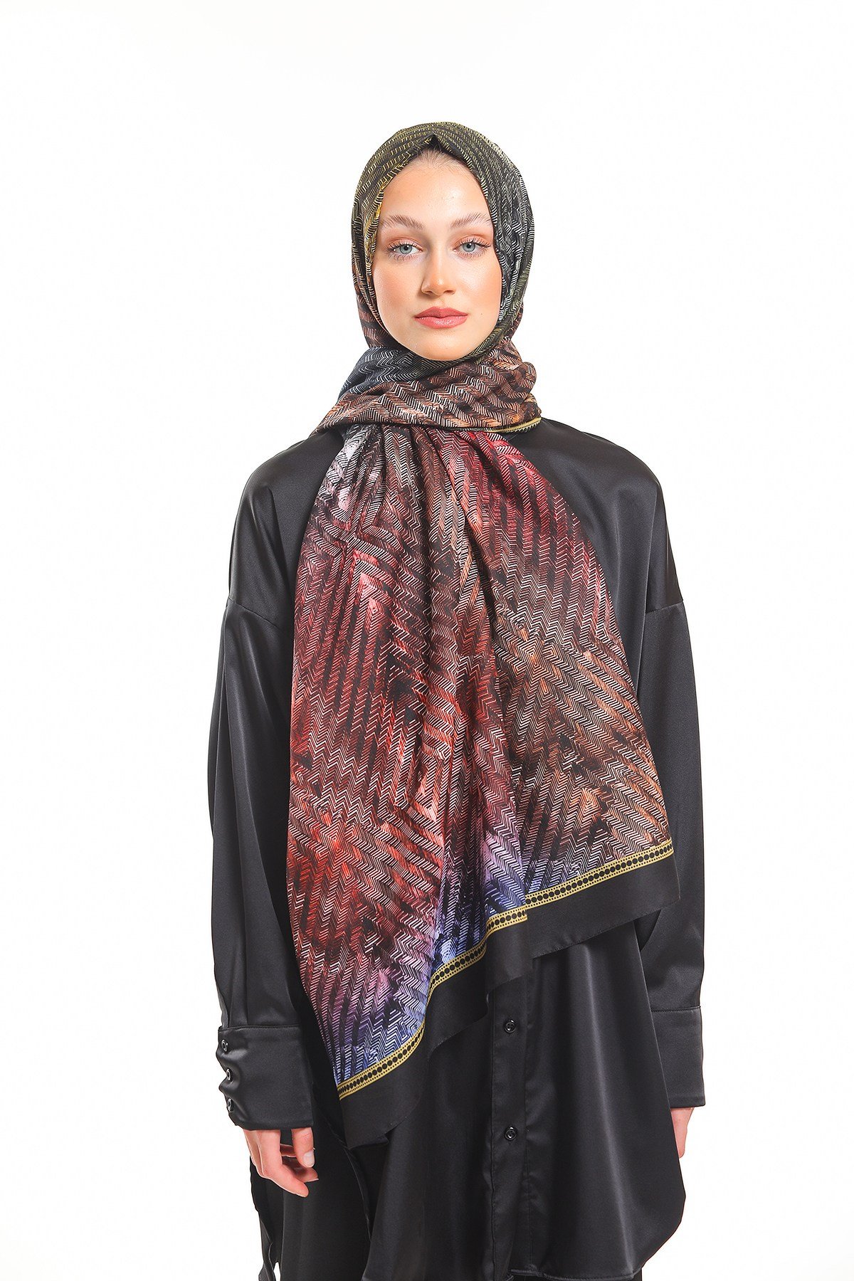 PAVIA ŞALHasır Desen Pavia Seri Şal Askısı ile Birlikte 90X200 cm