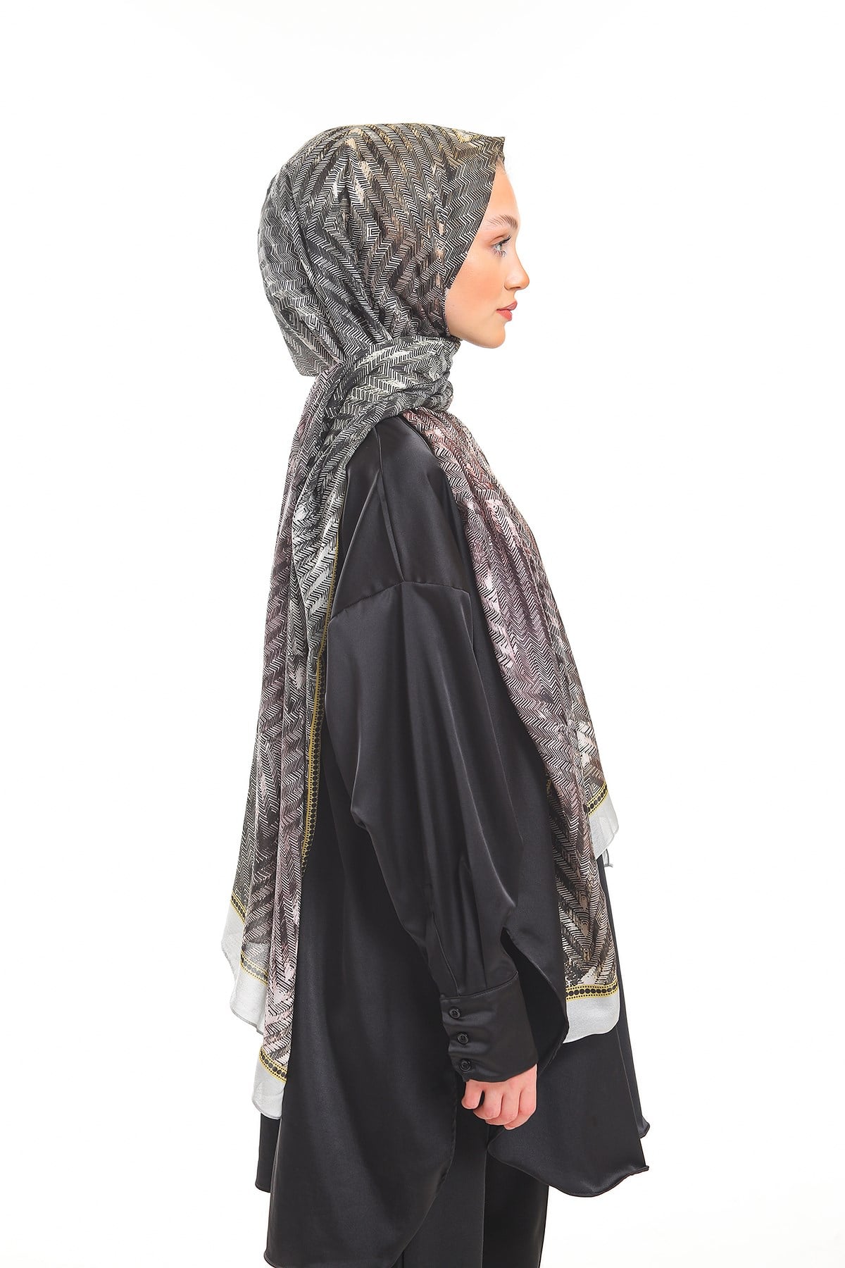 PAVIA ŞALHasır Desen Pavia Seri Şal Askısı ile Birlikte 90X200 cm