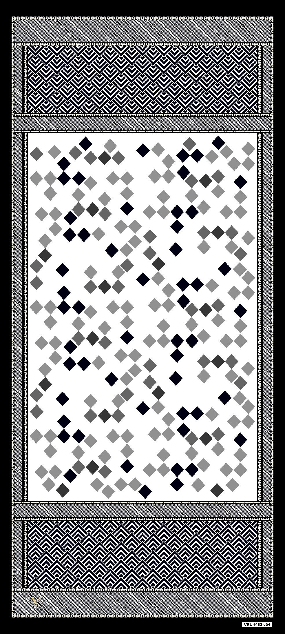 ŞALGeometrik Desen Pavia Seri Şal Askısı ile Birlikte 90X200 cm
