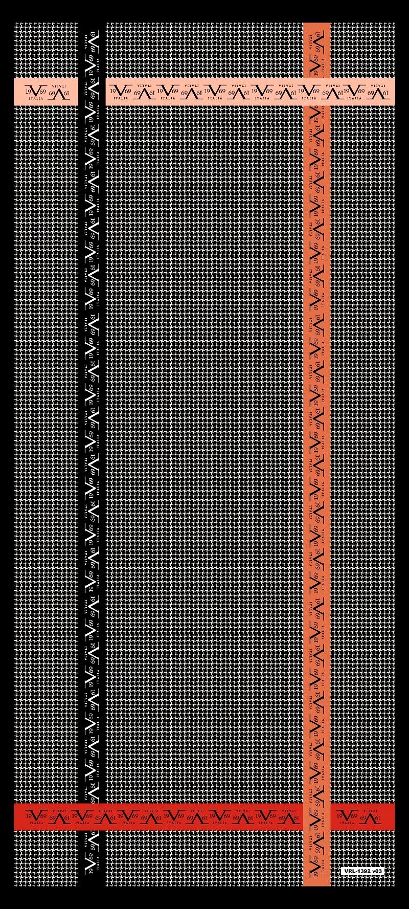 ŞALLogolu Desen Pavia Seri Şal Askısı ile Birlikte 90X200 cm