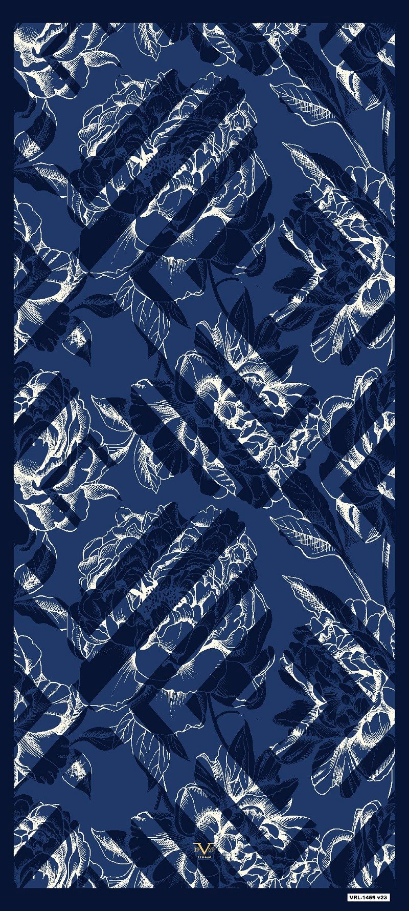 ŞALÇiçekli Desen Pavia Seri Şal Askısı ile Birlikte 90X200 cm