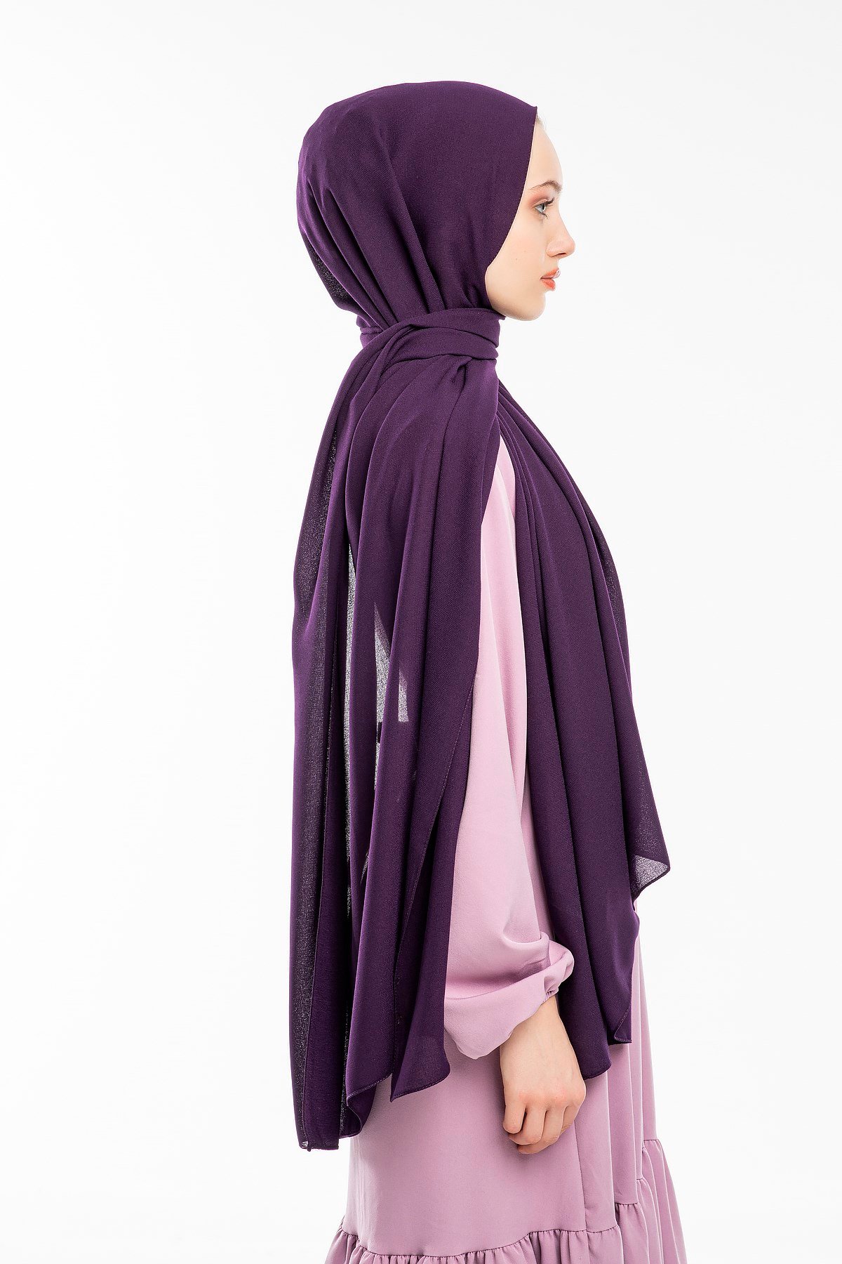 ŞALDüz Desen Lome Seri Şal Askısı ile Birlikte 75x200 cm