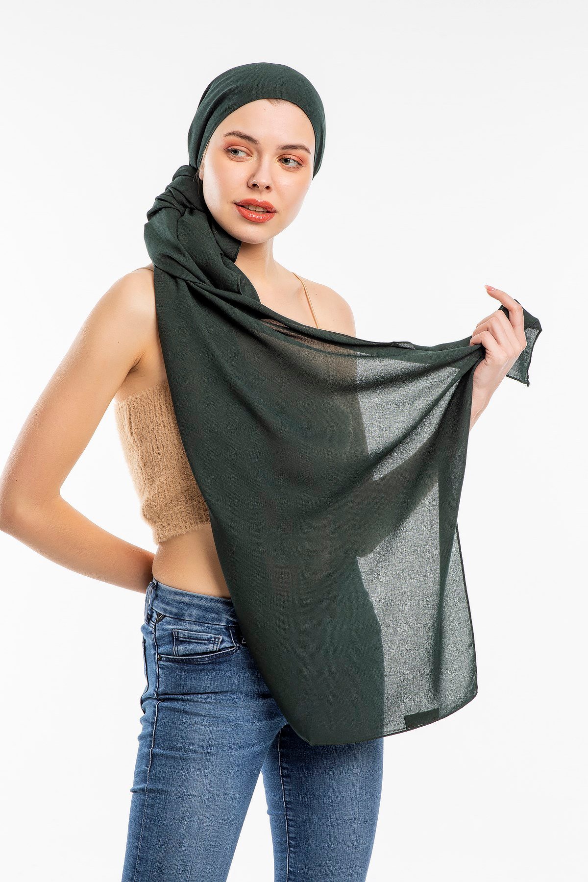 ŞALDüz Desen Lome Seri Şal Askısı ile Birlikte 75x200 cm