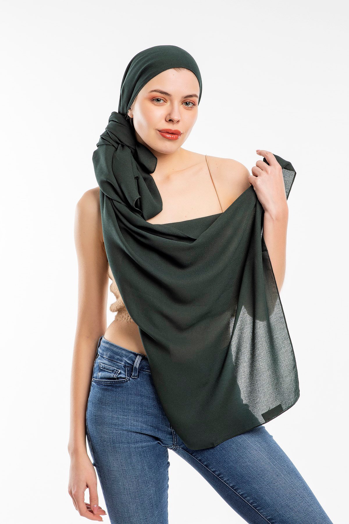 ŞALDüz Desen Lome Seri Şal Askısı ile Birlikte 75x200 cm