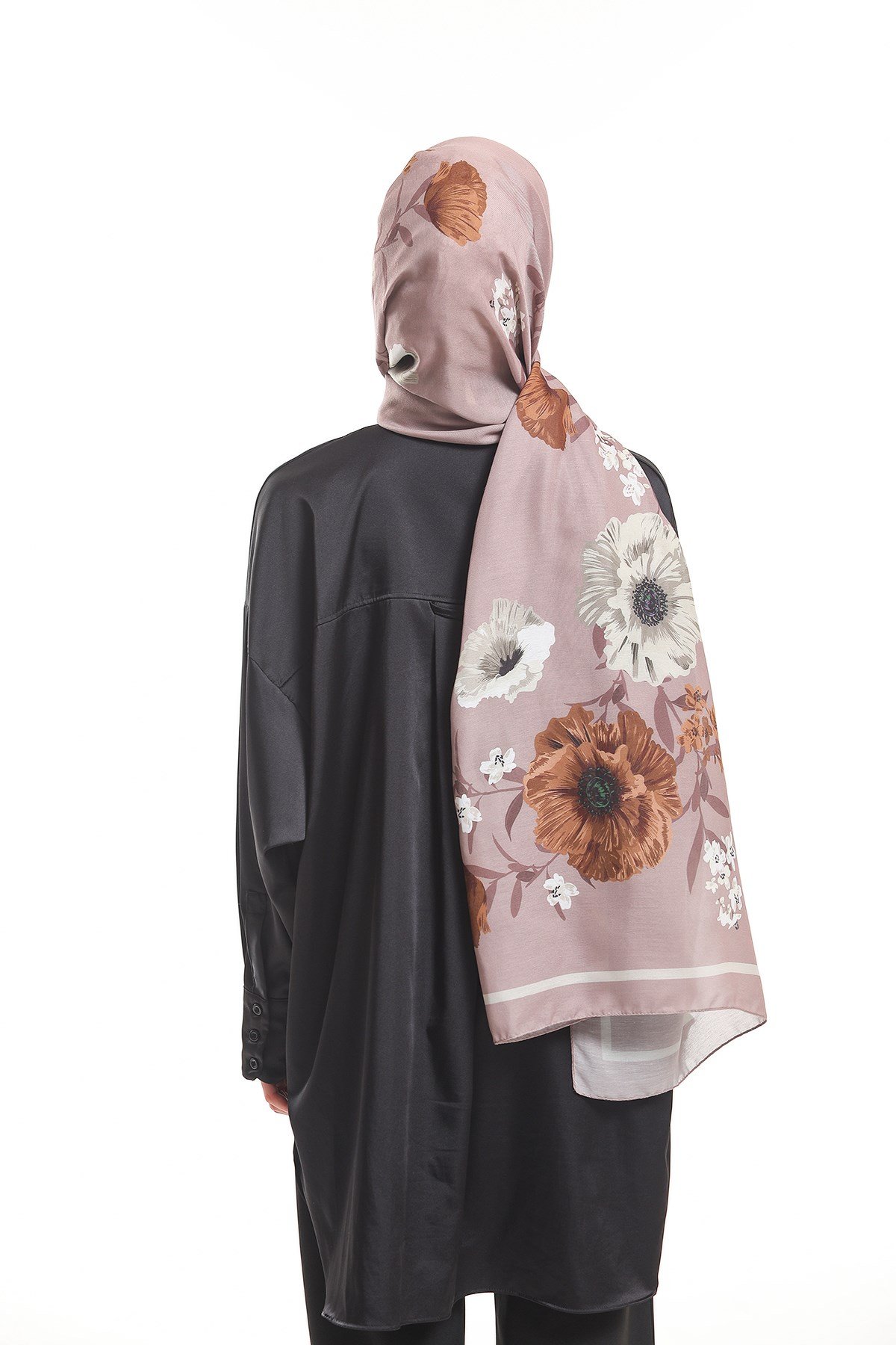 PAVIA ŞALÇiçekli Desen Pavia Seri Şal Askısı İle Birlikte 90x200 cm