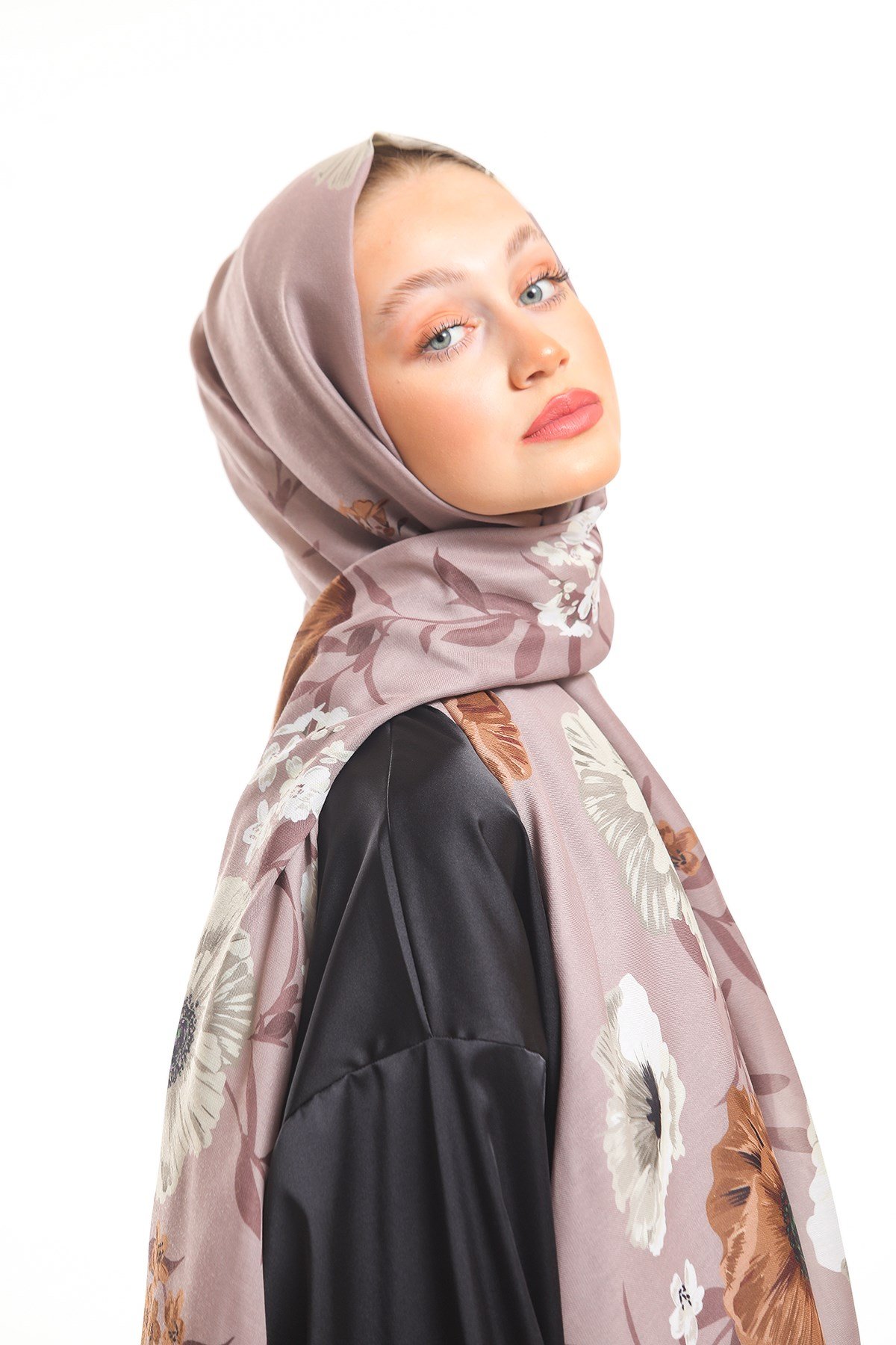 PAVIA ŞALÇiçekli Desen Pavia Seri Şal Askısı İle Birlikte 90x200 cm