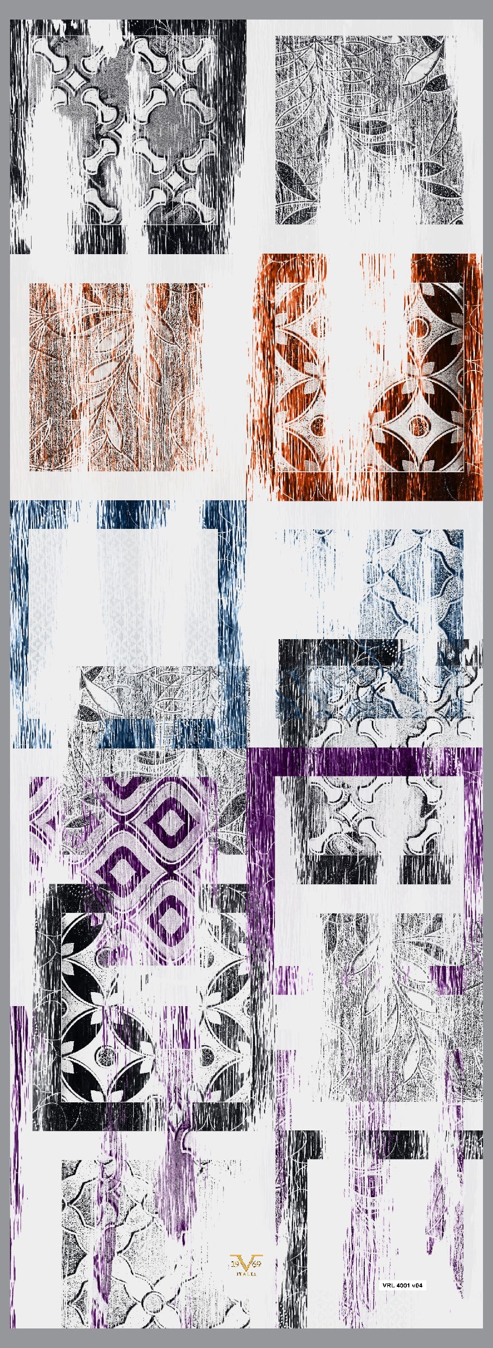 DORA SATEN SERİ ŞALEskitme Desen Dora Seri Şal Askısı İle Birlikte 75x200 cm