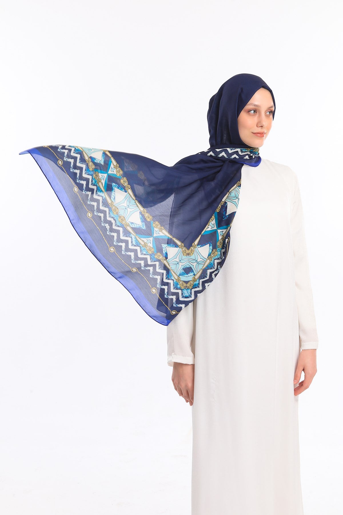 ŞALDeri Desen Pavia Seri Şal Askısı ile Birlikte 90X200 cm
