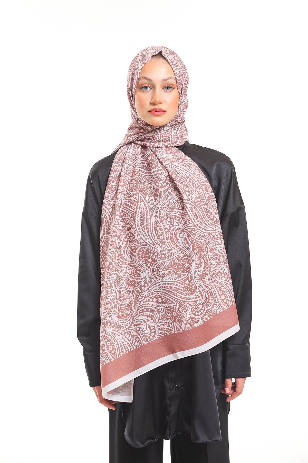 PAVIA ŞALGeometrik Desen Pavia Seri Şal Askısı ile Birlikte 90X200 cm