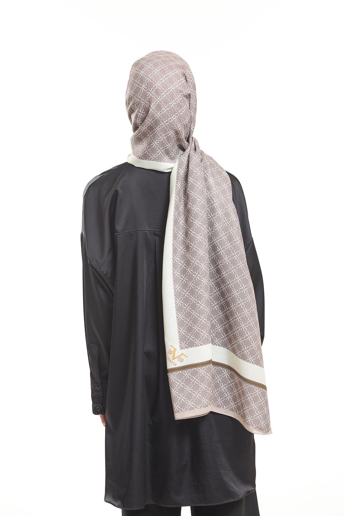 PAVIA ŞALGeometrik Desen Pavia Seri Şal Askısı ile Birlikte 75X200 cm