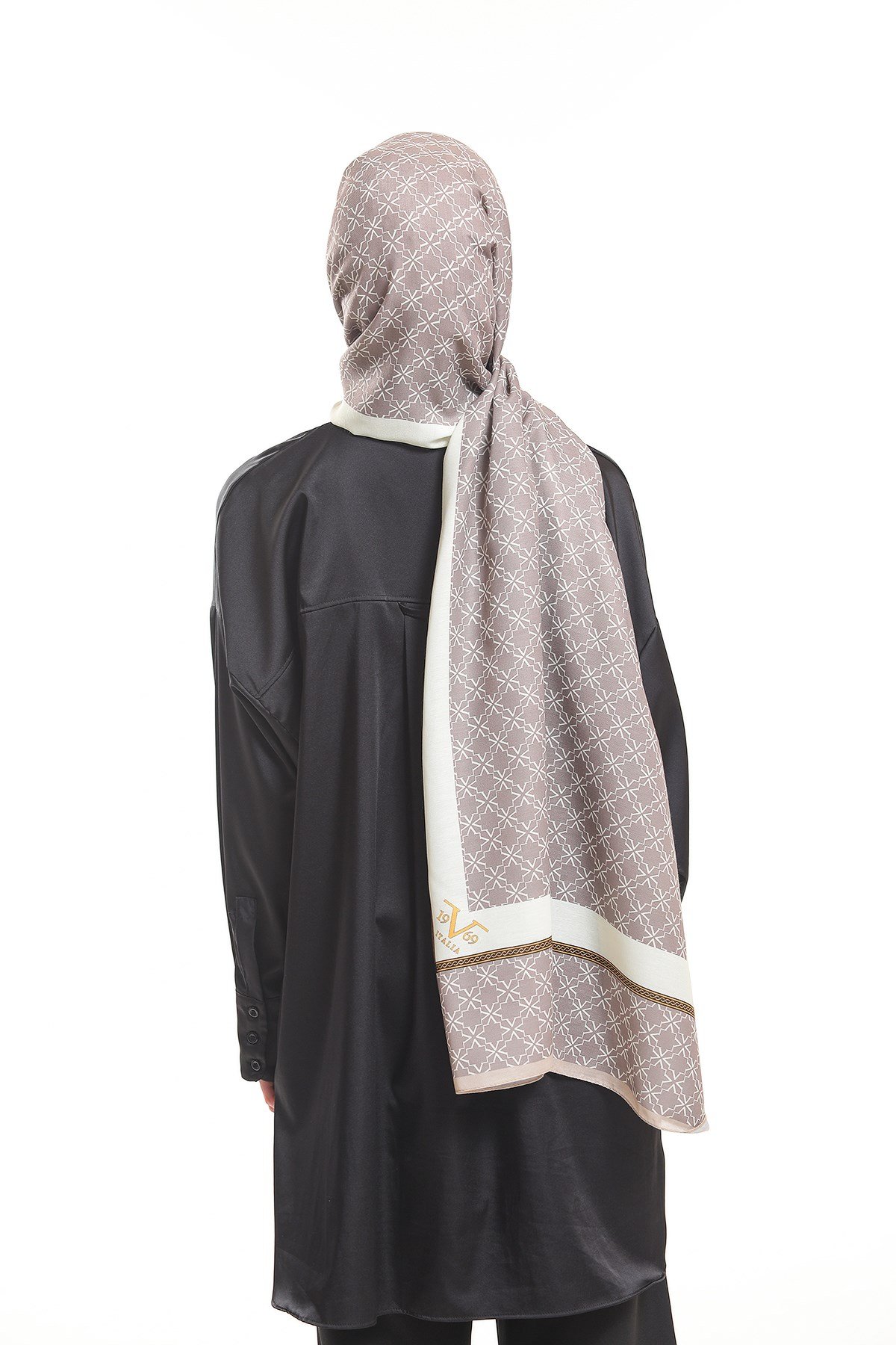 PAVIA ŞALGeometrik Desen Pavia Seri Şal Askısı ile Birlikte 75X200 cm