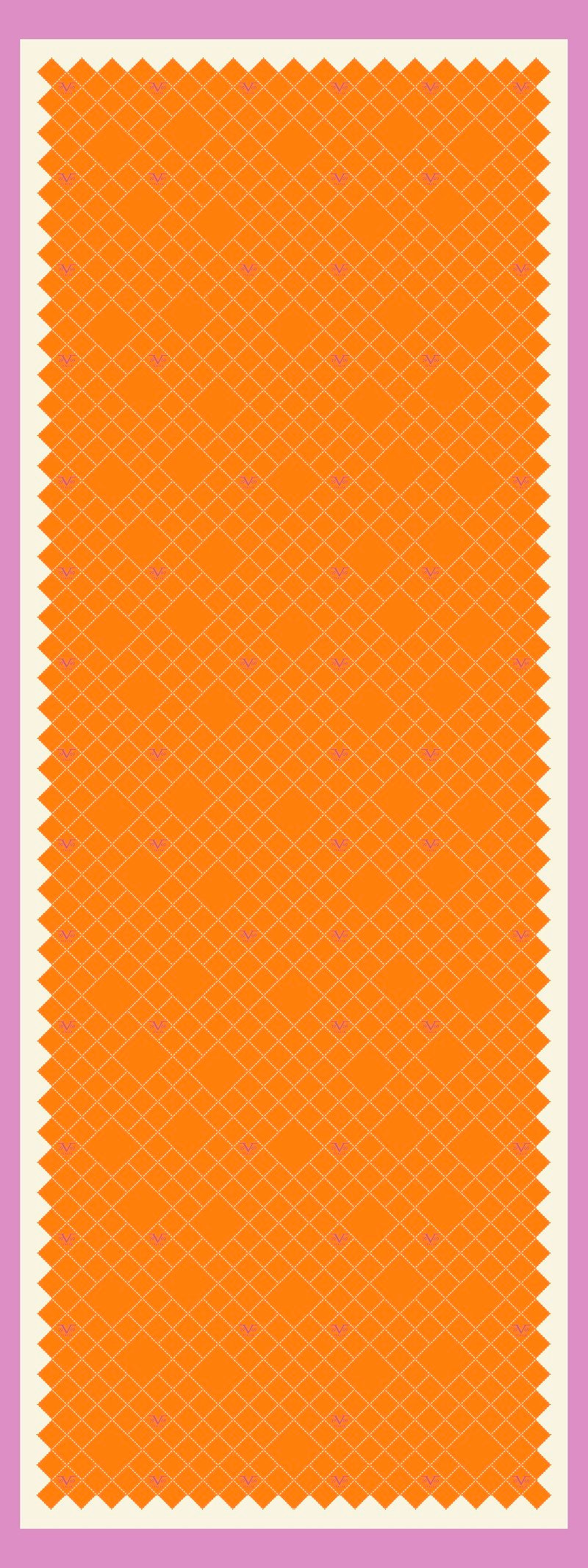 ŞALGeometrik Logo Desen Dora Saten Seri Şal Askısı İle Birlikte 75x200