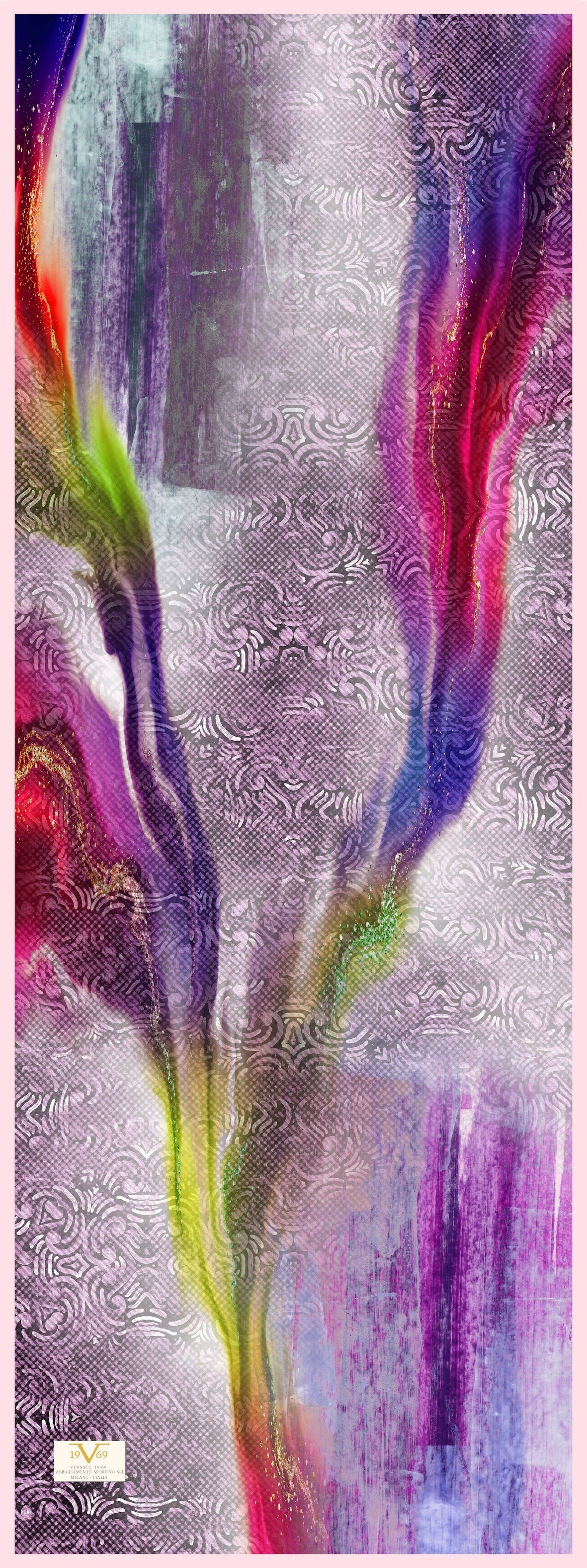 ŞALBatik İtalyan Şifon Eşarp Askısı ile Birlikte 75x200 cm