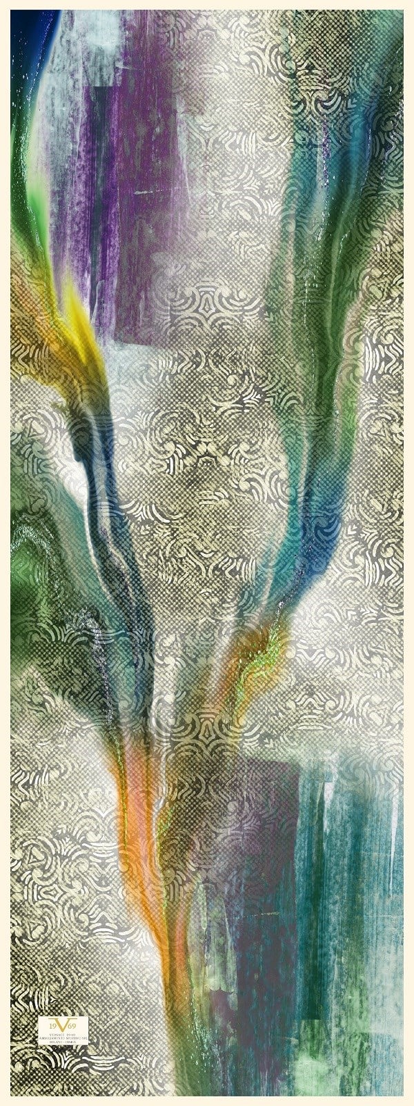 ŞALBatik İtalyan Şifon Eşarp Askısı ile Birlikte 75x200 cm