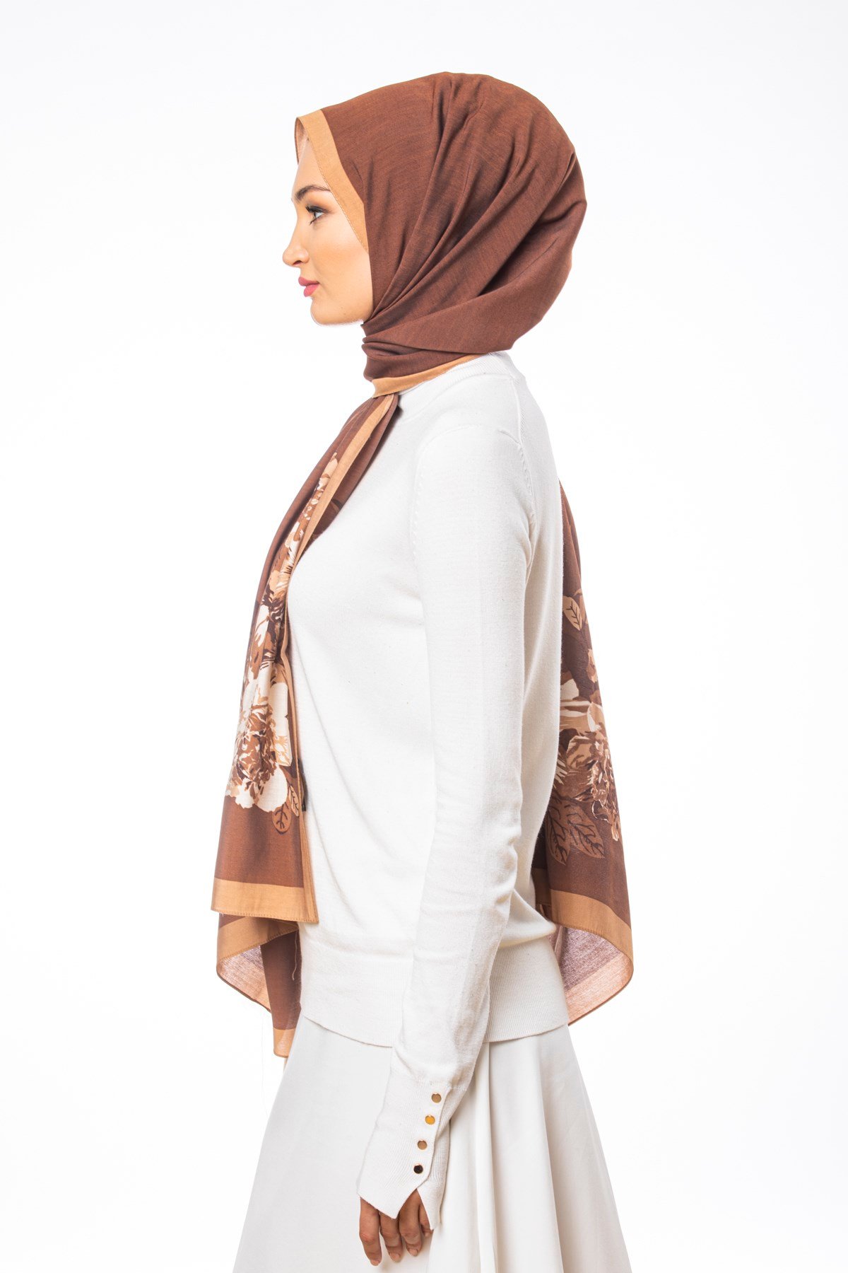 ŞALItalian Jakar Seri Şal Askısı ile Birlikte 70x190 cm