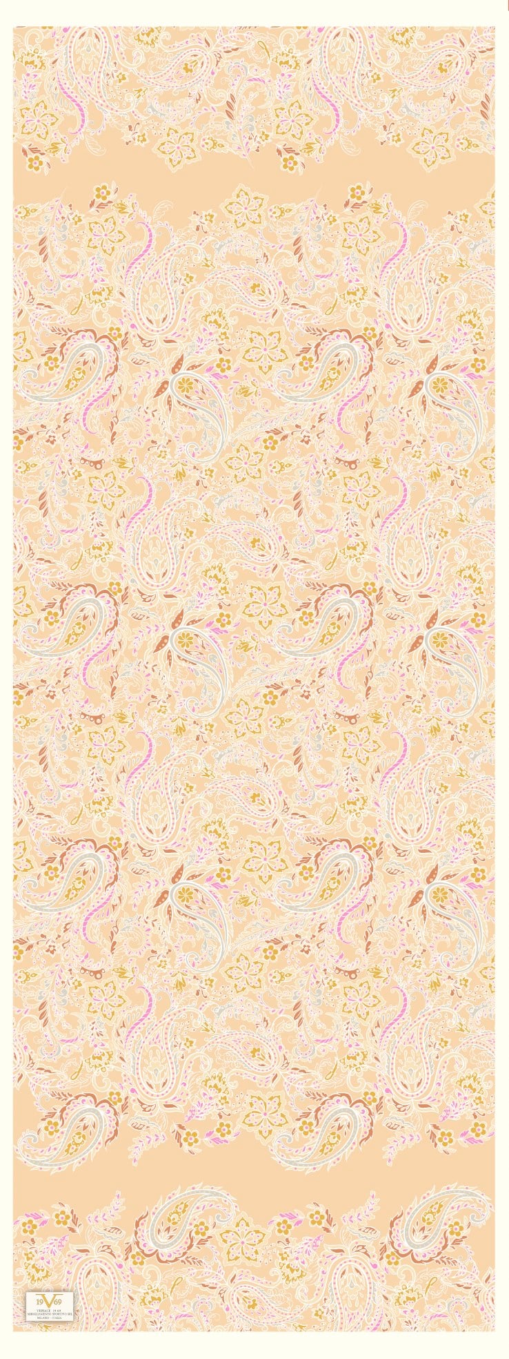 ShawlEtnik Desen İtalian Krep Şal Askısı ile Birlikte 71x192 cm