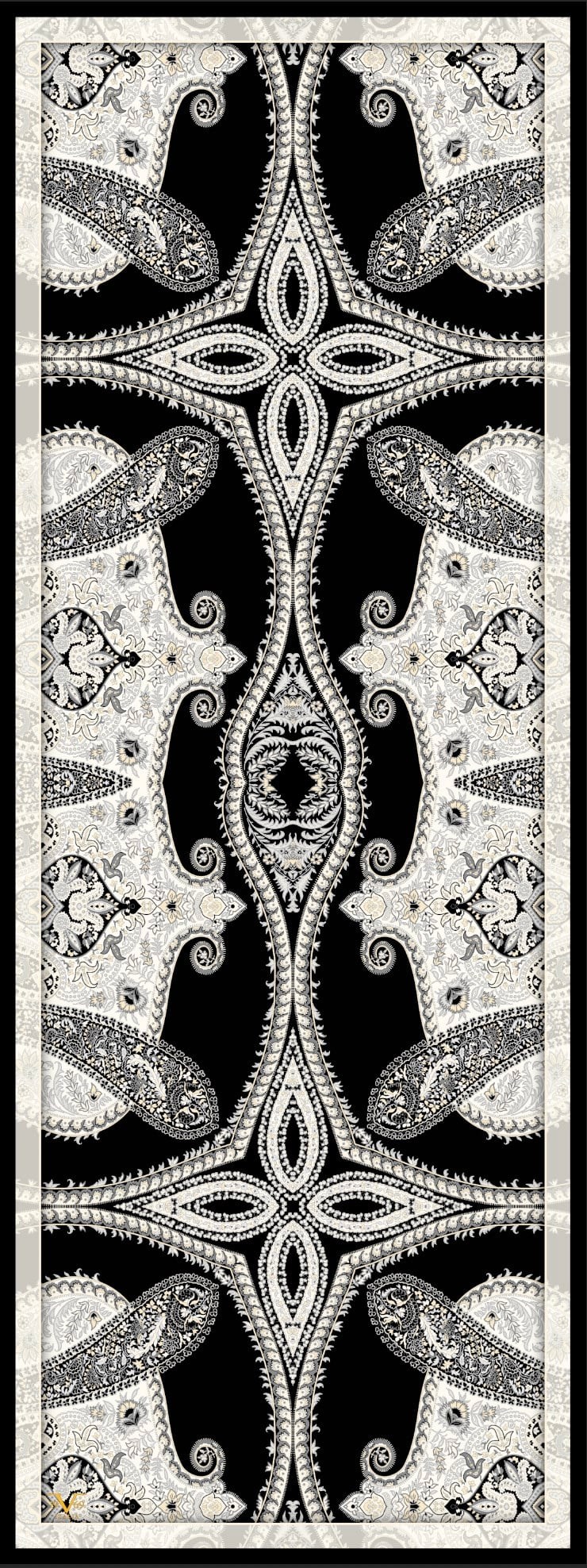ŞALDesenli Modal Seri Şal Askısı İle Birlikte 75x200 cm