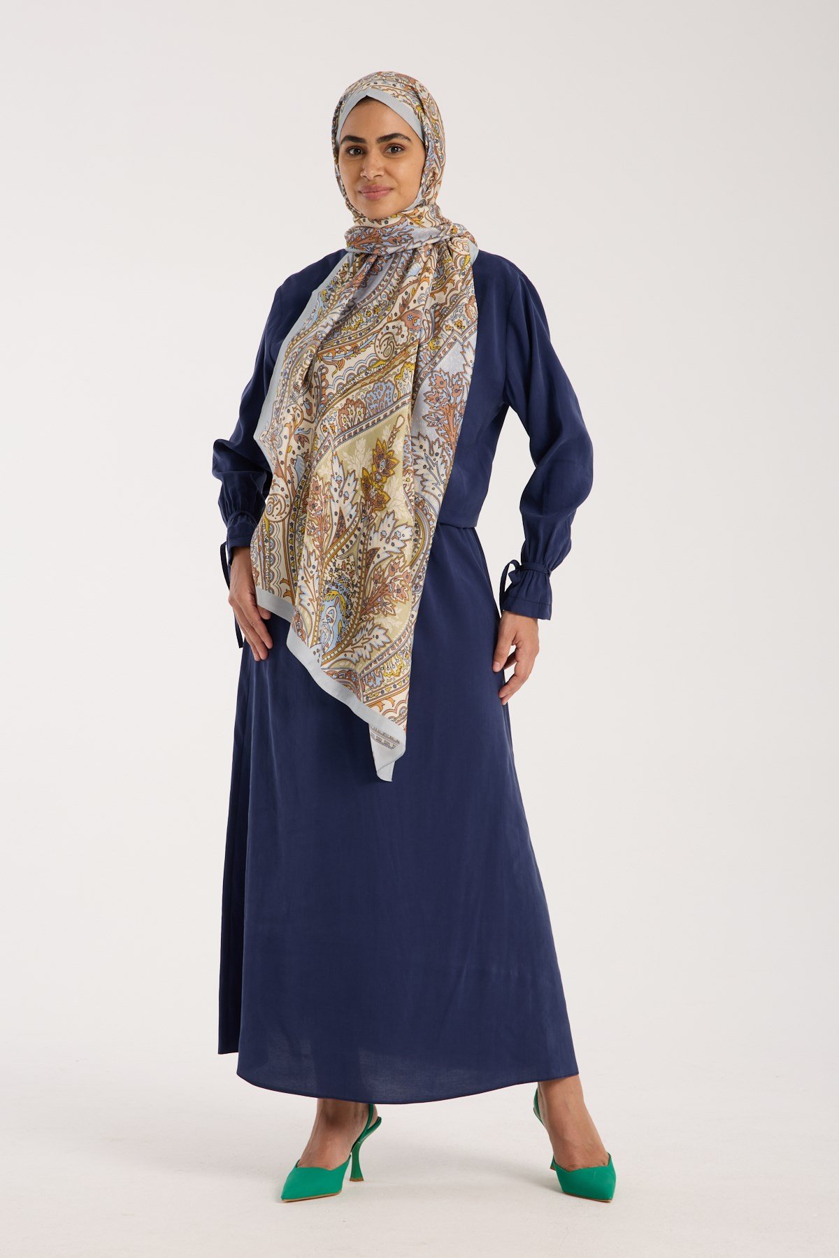 ŞALDesenli Modal Seri Şal Askısı İle Birlikte 75x200 cm