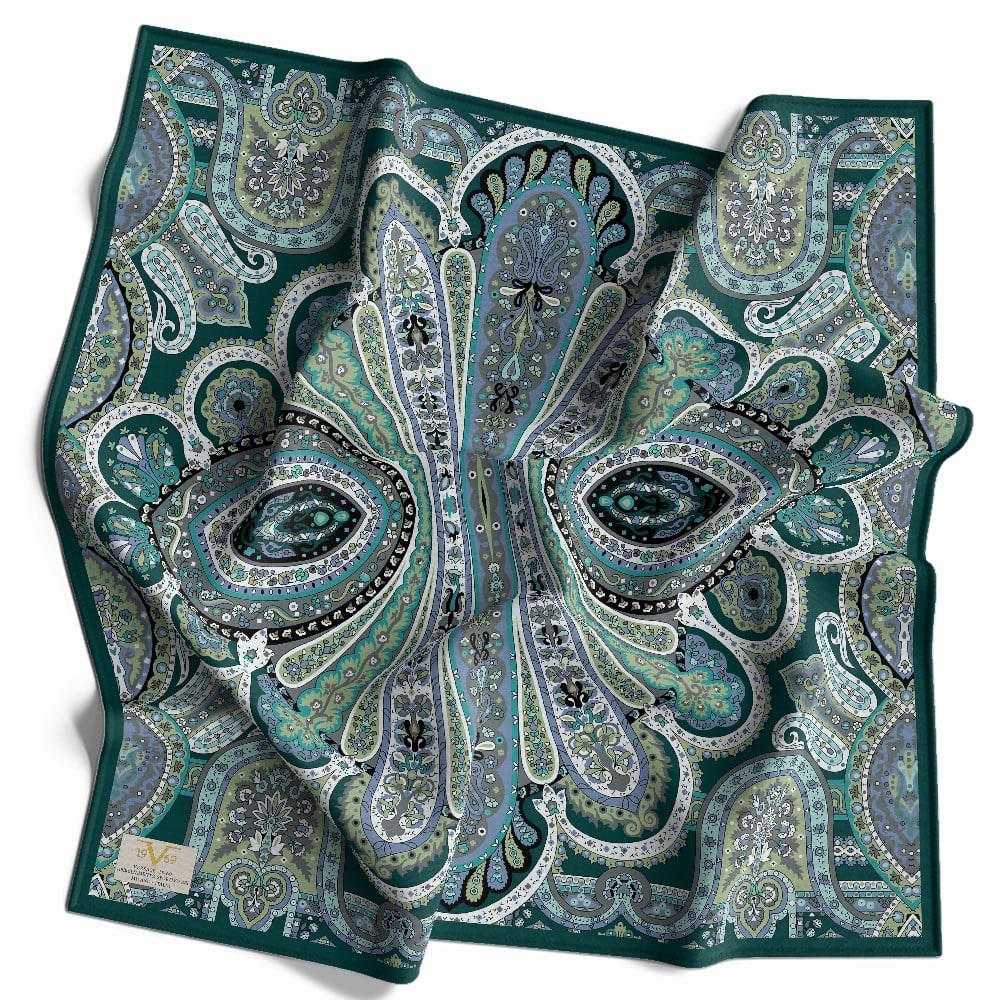 EŞARPEtro Desen WOOLLY Seri Eşarp Askısı İle Birlikte 94X94 cm
