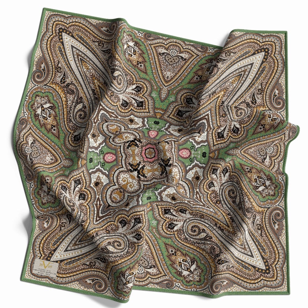 EŞARPEtro Desen WOOLLY Seri Eşarp Askısı İle Birlikte 94X94 cm
