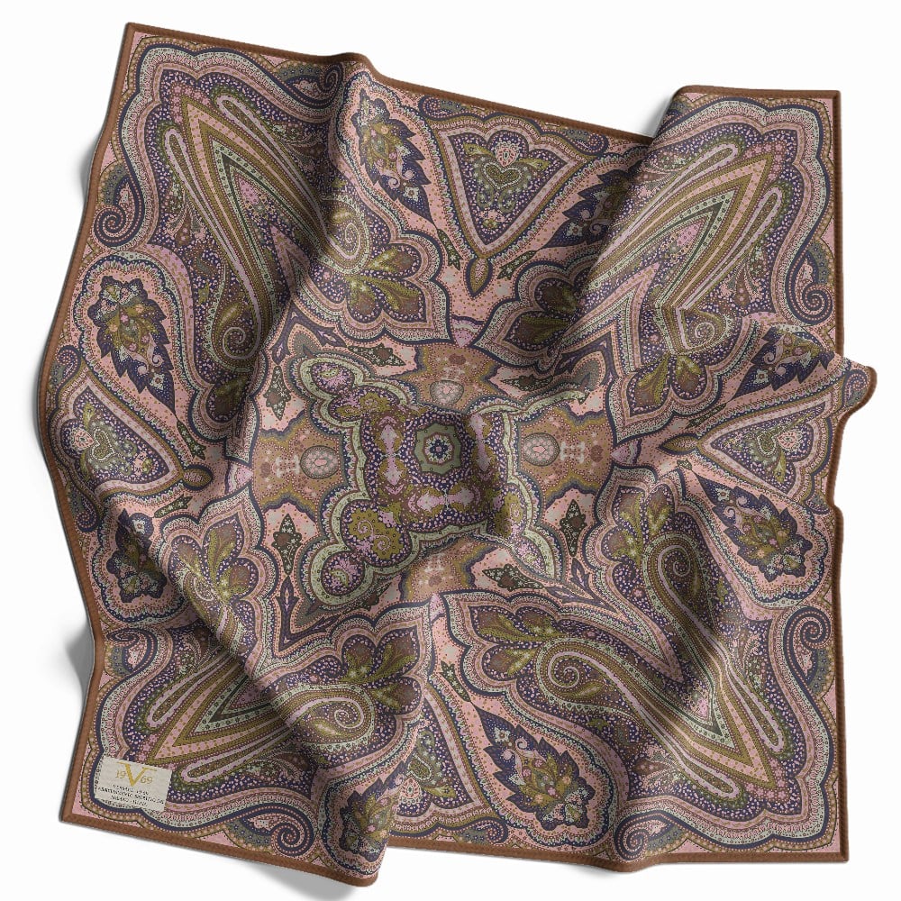 EŞARPEtro Desen WOOLLY Seri Eşarp Askısı İle Birlikte 94X94 cm