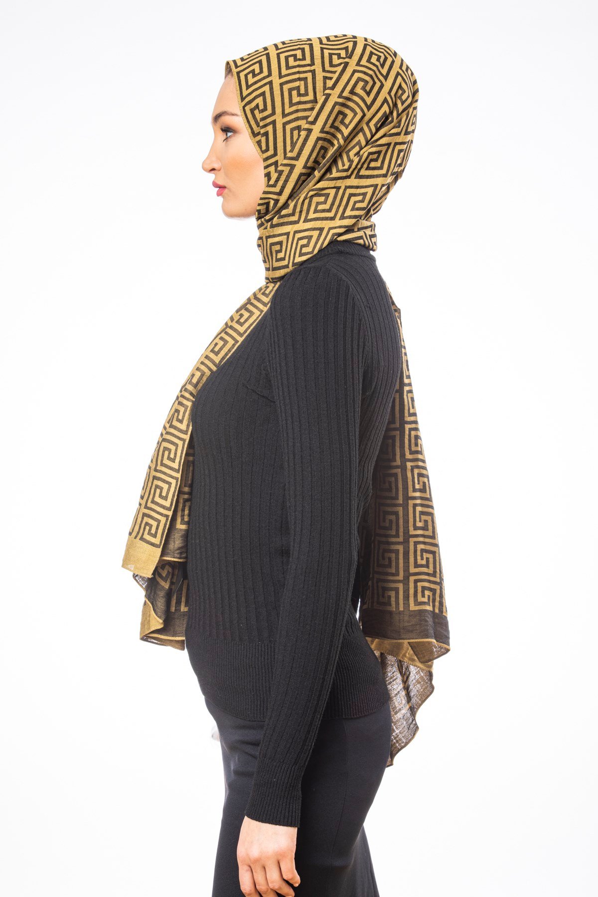 JAKARLI MODAL ŞALJakar Dokuma Desen Jakarlı Modal Seri Şal Askısı ile Birlikte 75x200 cm
