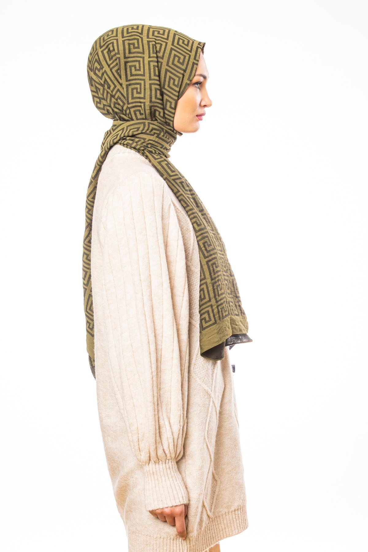 JAKARLI MODAL ŞALJakar Dokuma Desen Jakarlı Modal Seri Şal Askısı ile Birlikte 75x200 cm