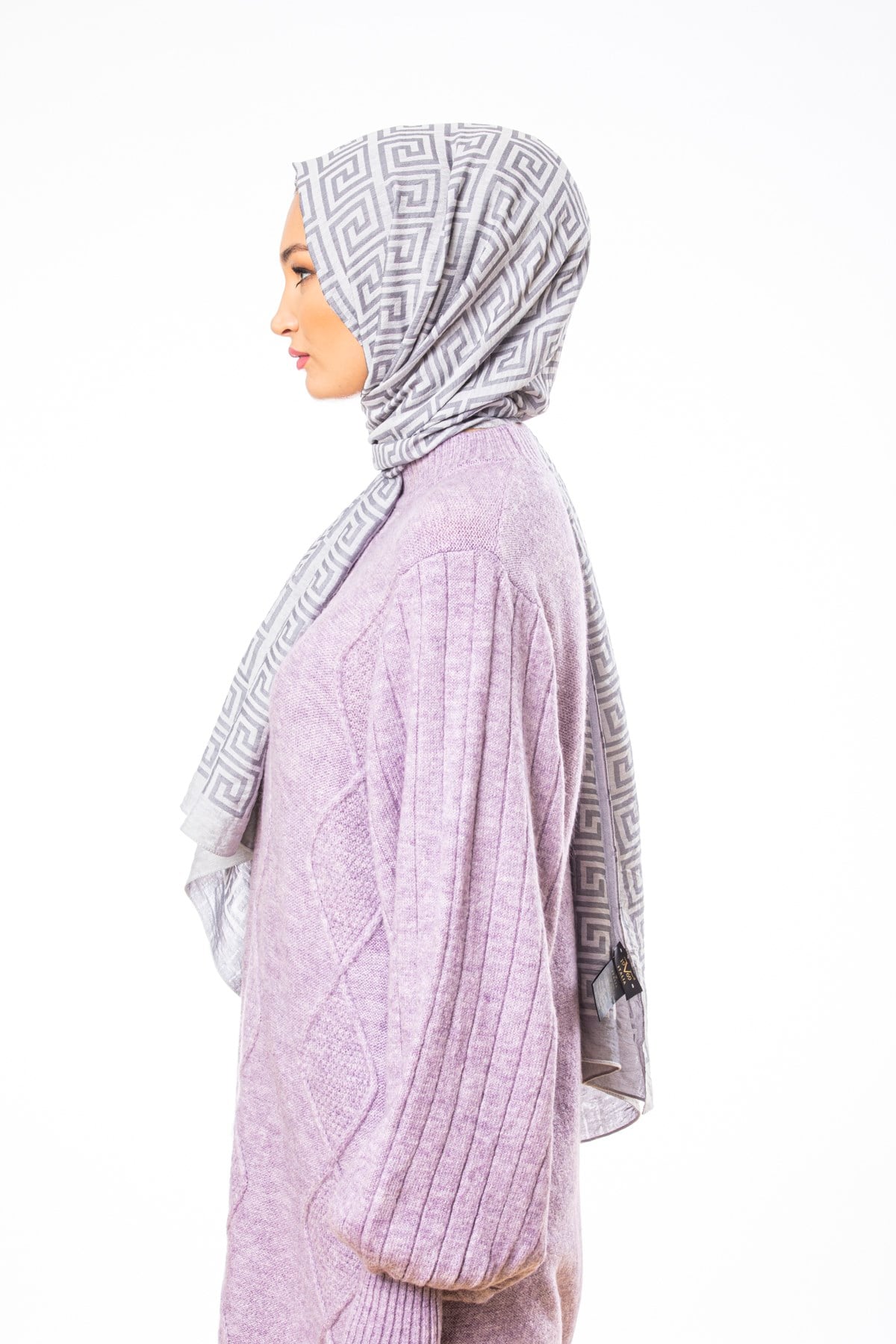 JAKARLI MODAL ŞALJakar Dokuma Desen Jakarlı Modal Seri Şal Askısı ile Birlikte 75x200 cm