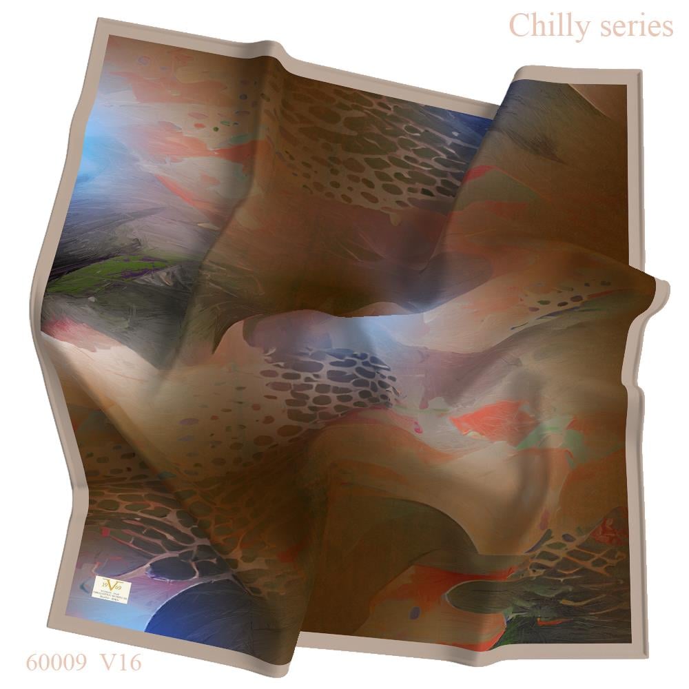 Batik Desen Chilly Slim Seri Şal Askısı ile birlikte 140x140