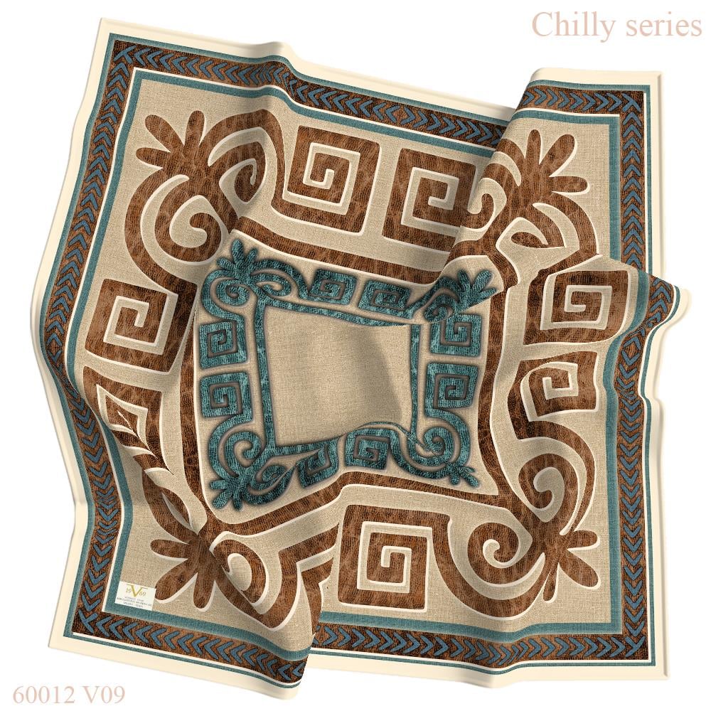 Greece Key Desen Chilly Slim Seri Şal Askısı ile birlikte 140x140