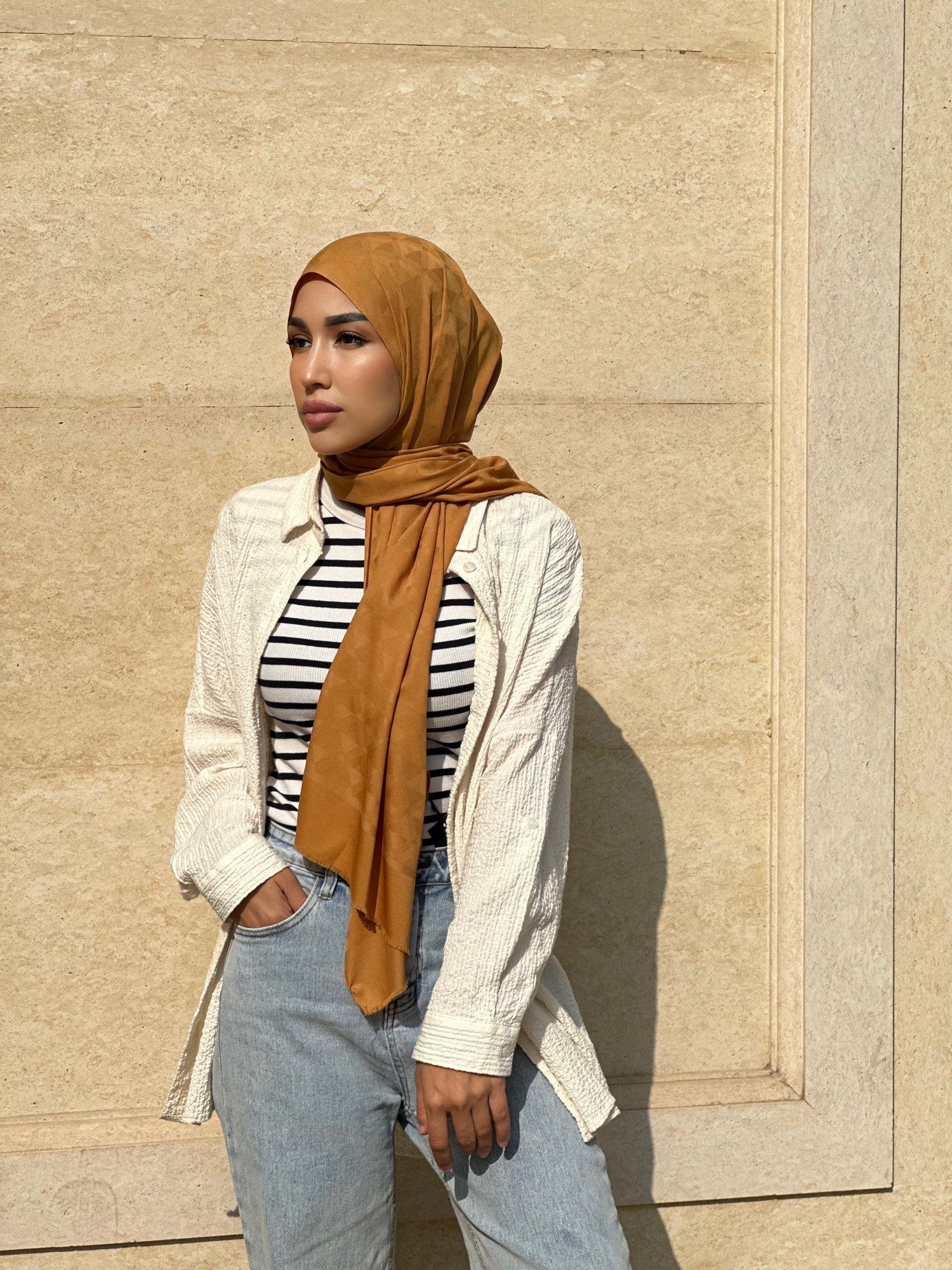 ŞALFrance Jakar Seri Şal Askısı ile Birlikte 70x180 cm