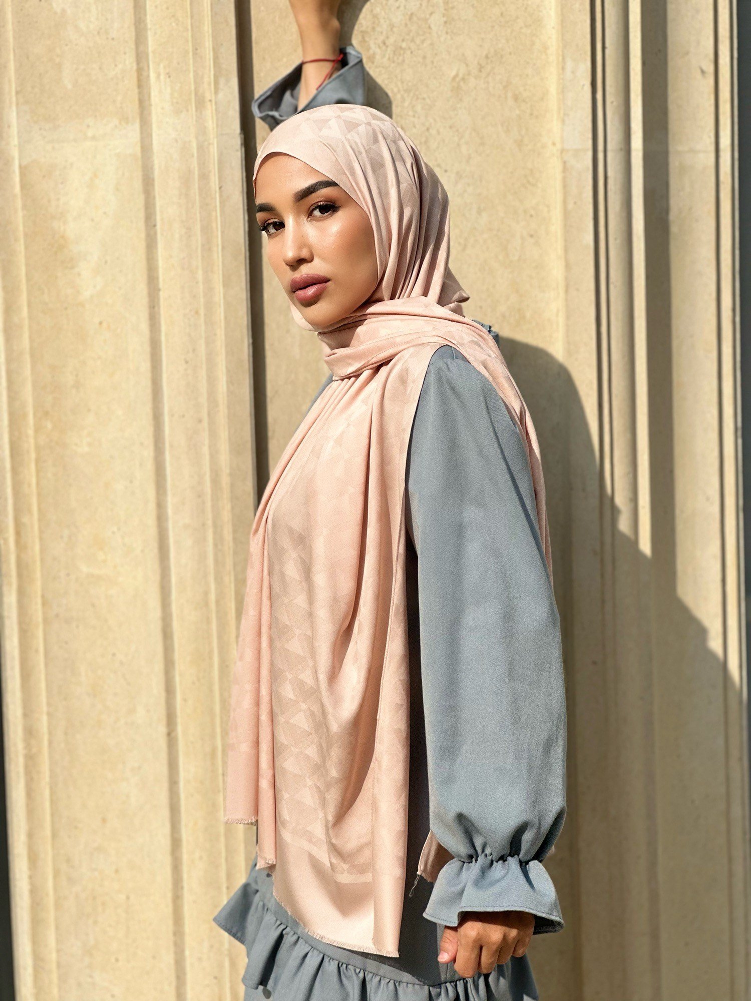ShawlFrance Jakar Seri Şal Askısı ile Birlikte 70x180 cm