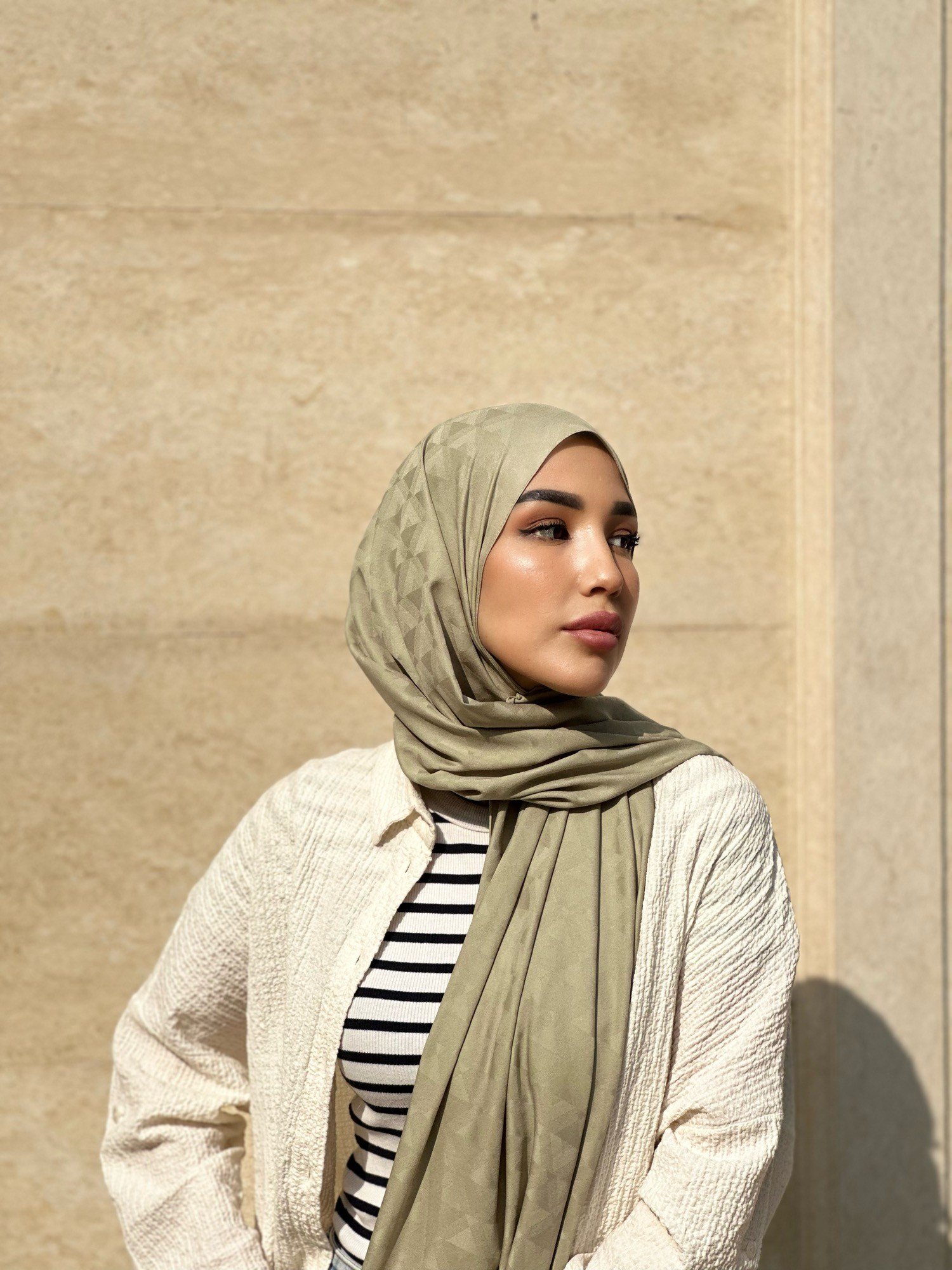 ShawlFrance Jakar Seri Şal Askısı ile Birlikte 70x180 cm