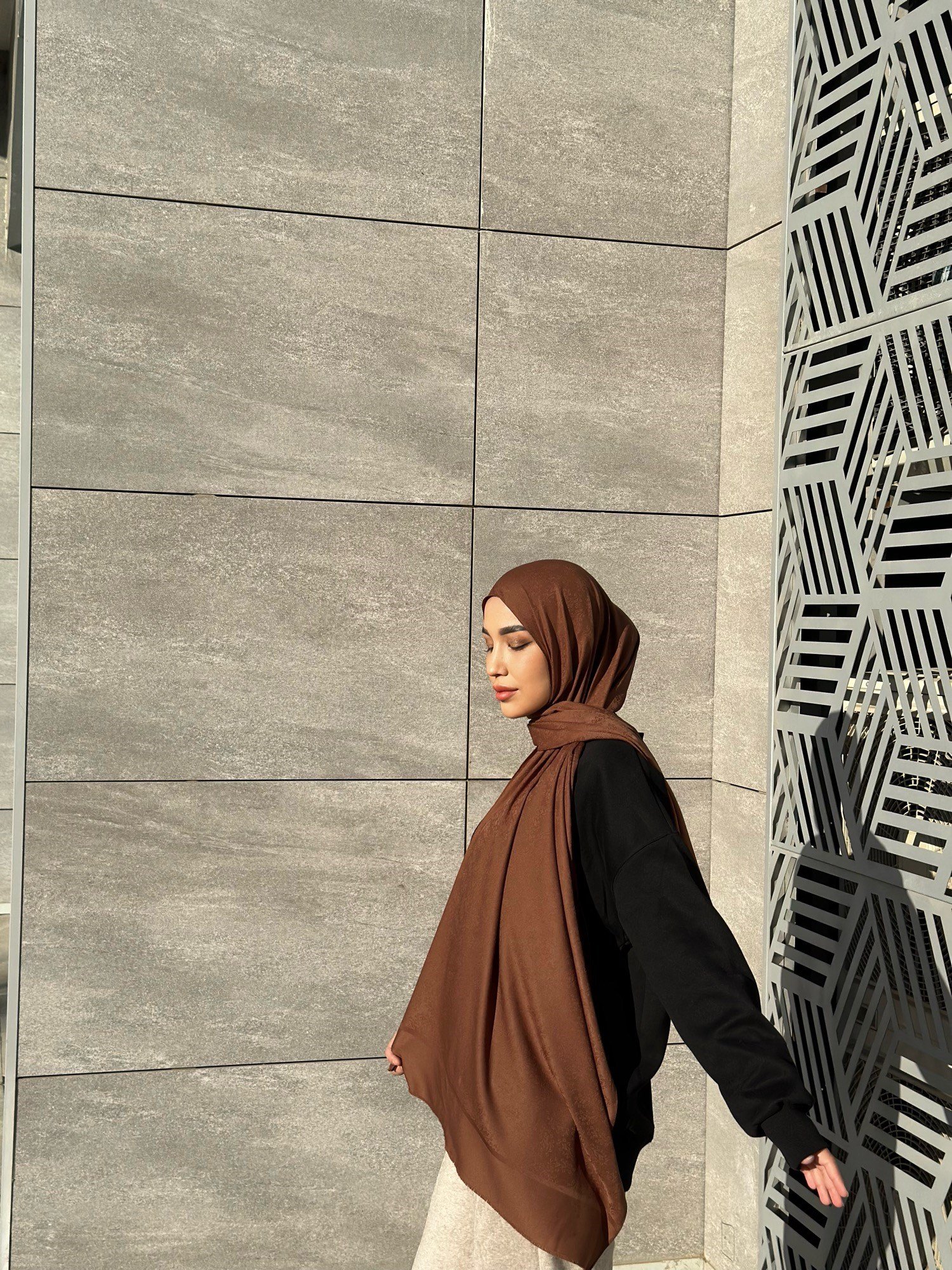 ŞALFrance Jakar Seri Şal Askısı ile Birlikte 70x180 cm