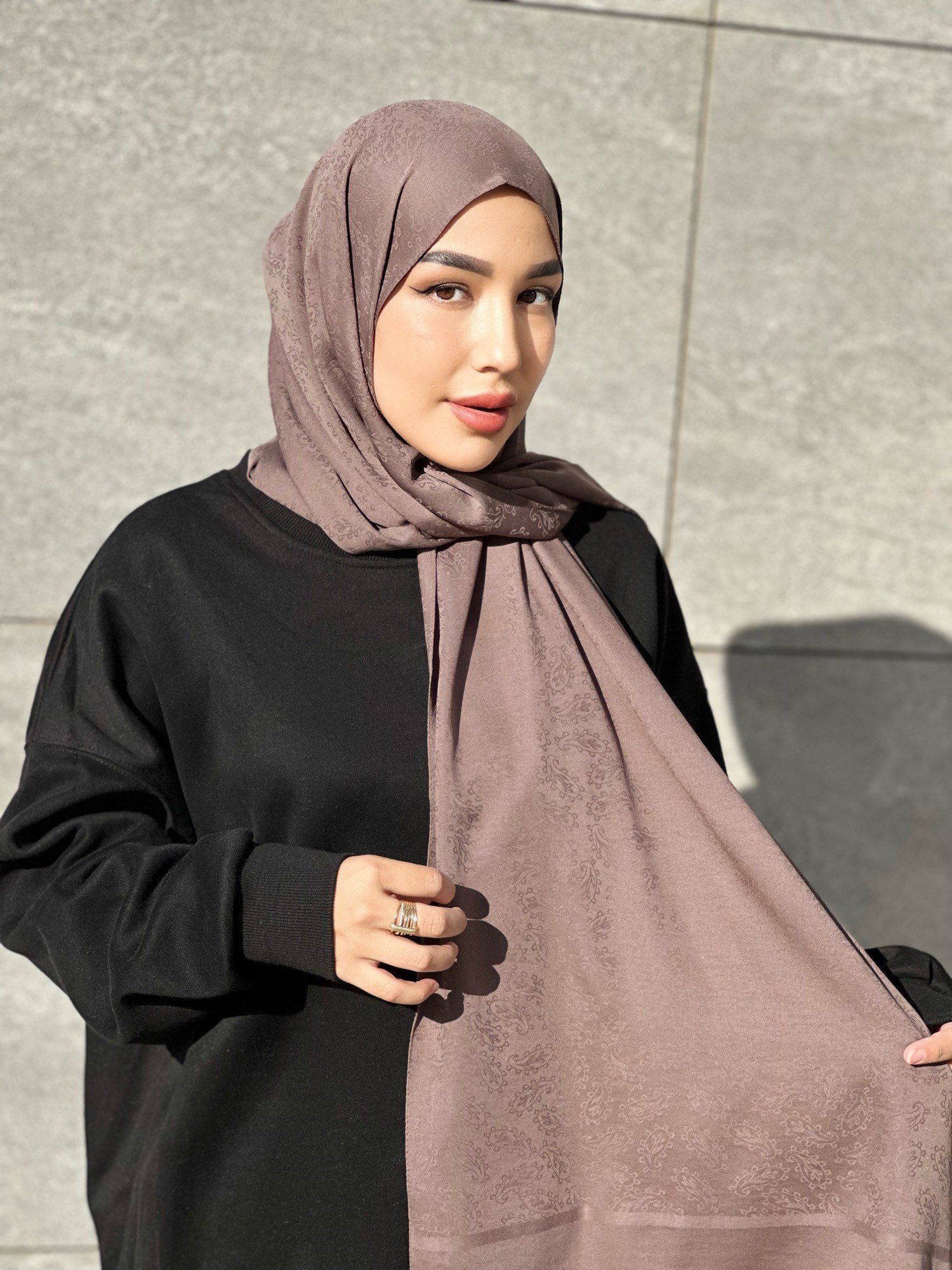 ŞALFrance Jakar Seri Şal Askısı ile Birlikte 70x180 cm