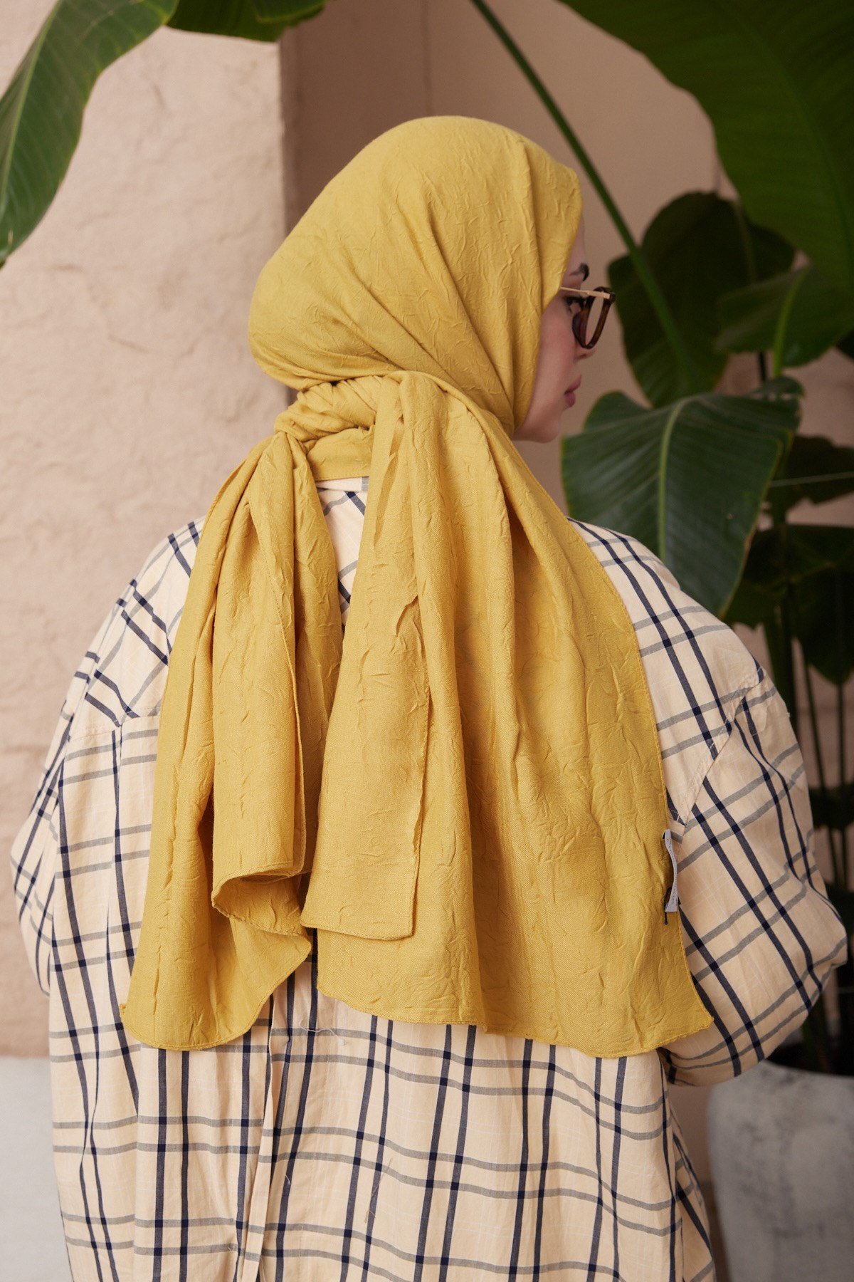 ŞALWoolly Kraş Seri Şal Askısı ile Birlikte 75X200