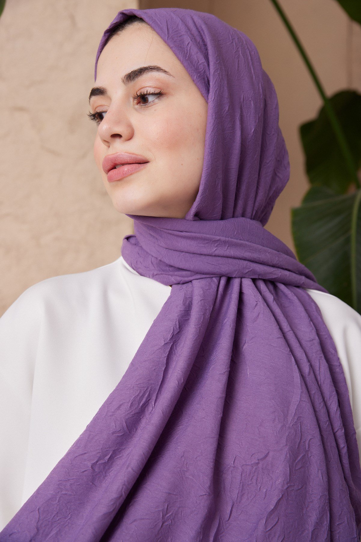 ŞALWoolly Kraş Seri Şal Askısı ile Birlikte 75X200