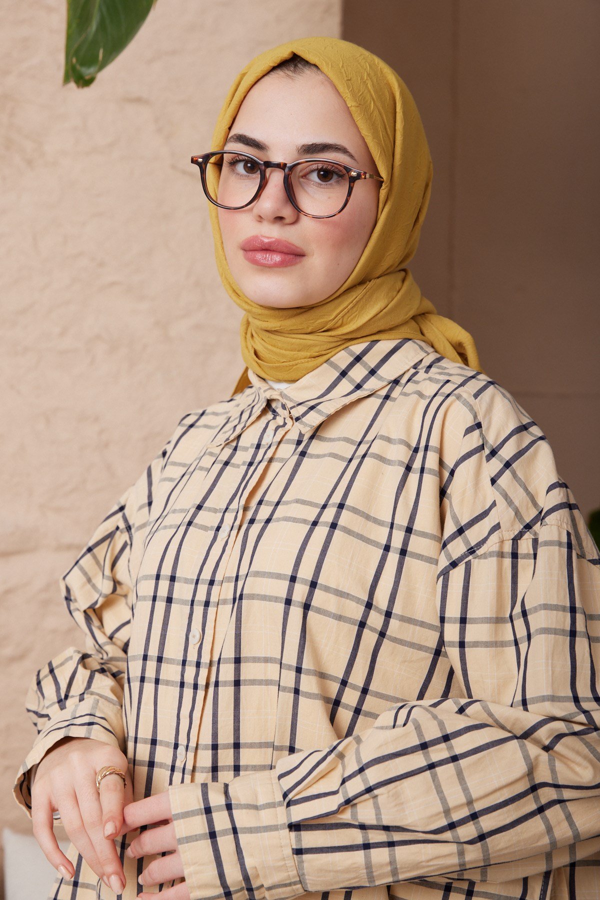 ŞALWoolly Kraş Seri Şal Askısı ile Birlikte 75X200