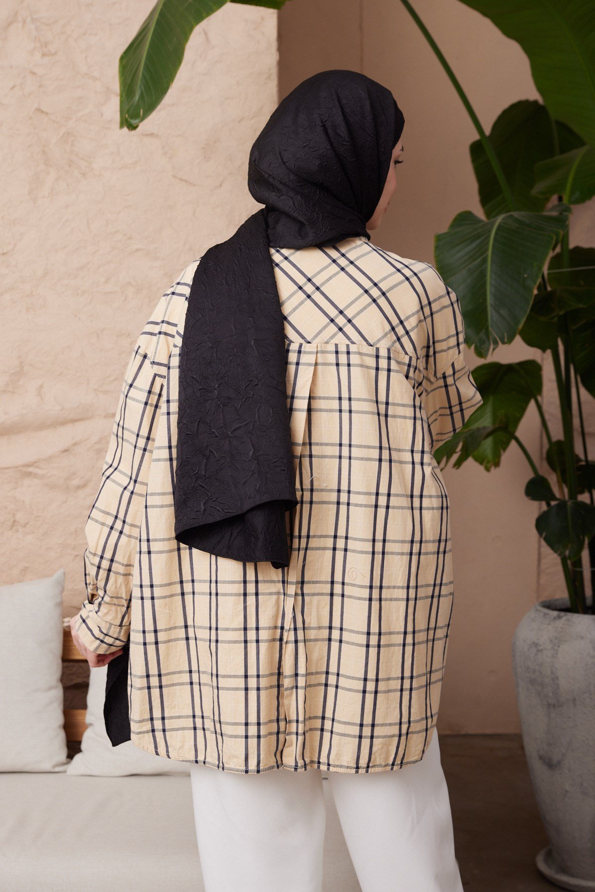 ŞALWoolly Kraş Seri Şal Askısı ile Birlikte 75X200