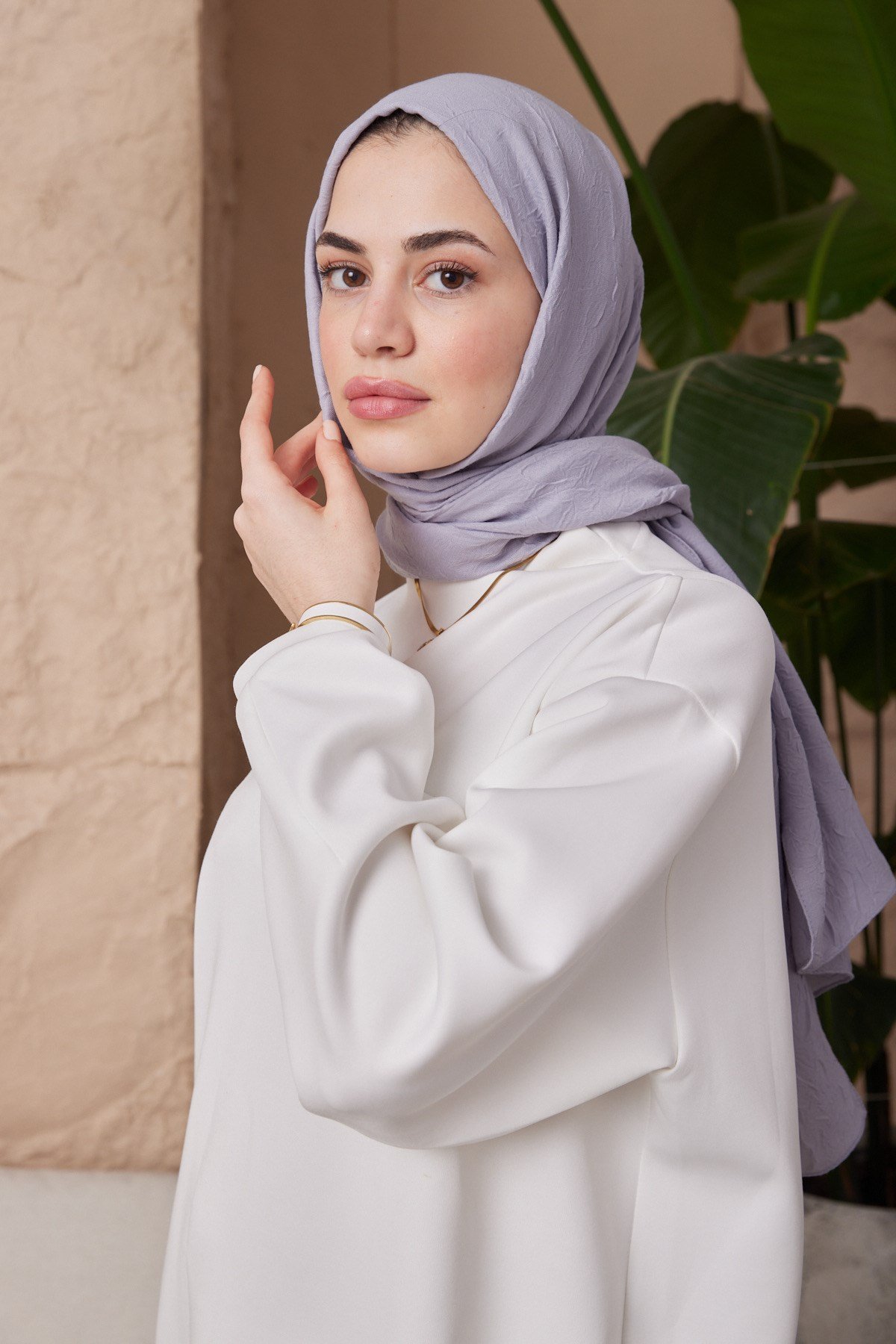 ŞALWoolly Kraş Seri Şal Askısı ile Birlikte 75X200