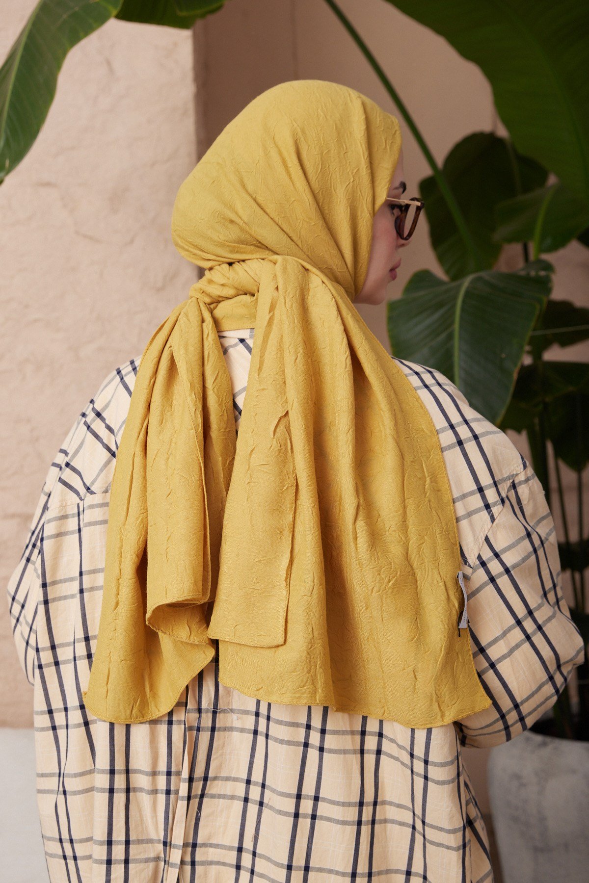 ŞALWoolly Kraş Seri Şal Askısı ile Birlikte 75X200