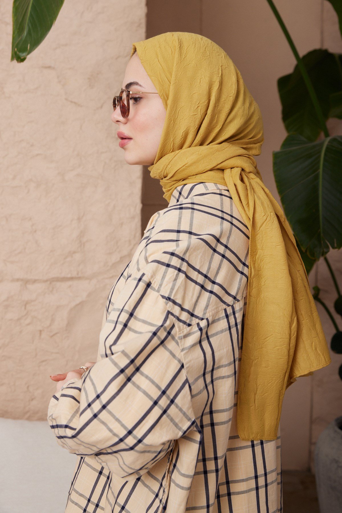 ŞALWoolly Kraş Seri Şal Askısı ile Birlikte 75X200